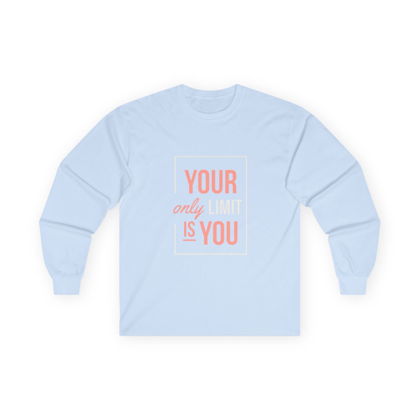 Inspirational Long Sleeve Tee - Motivational Shirt for Personal Growth, Unisex Cotton T-Shirt, Gift for Friends, Positive Affirmation Wear