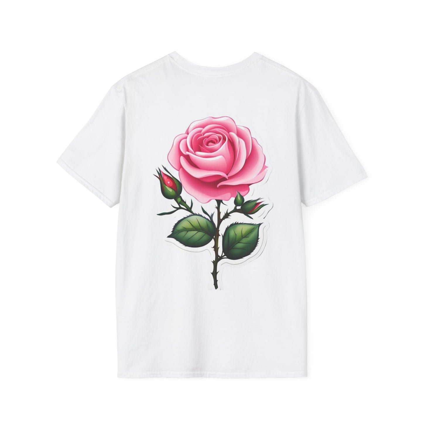 Romantic Floral Graphic T-Shirt, Casual Wear, Gift for Her, Birthday, Mother's Day, Summer Fashion, Unisex Tee