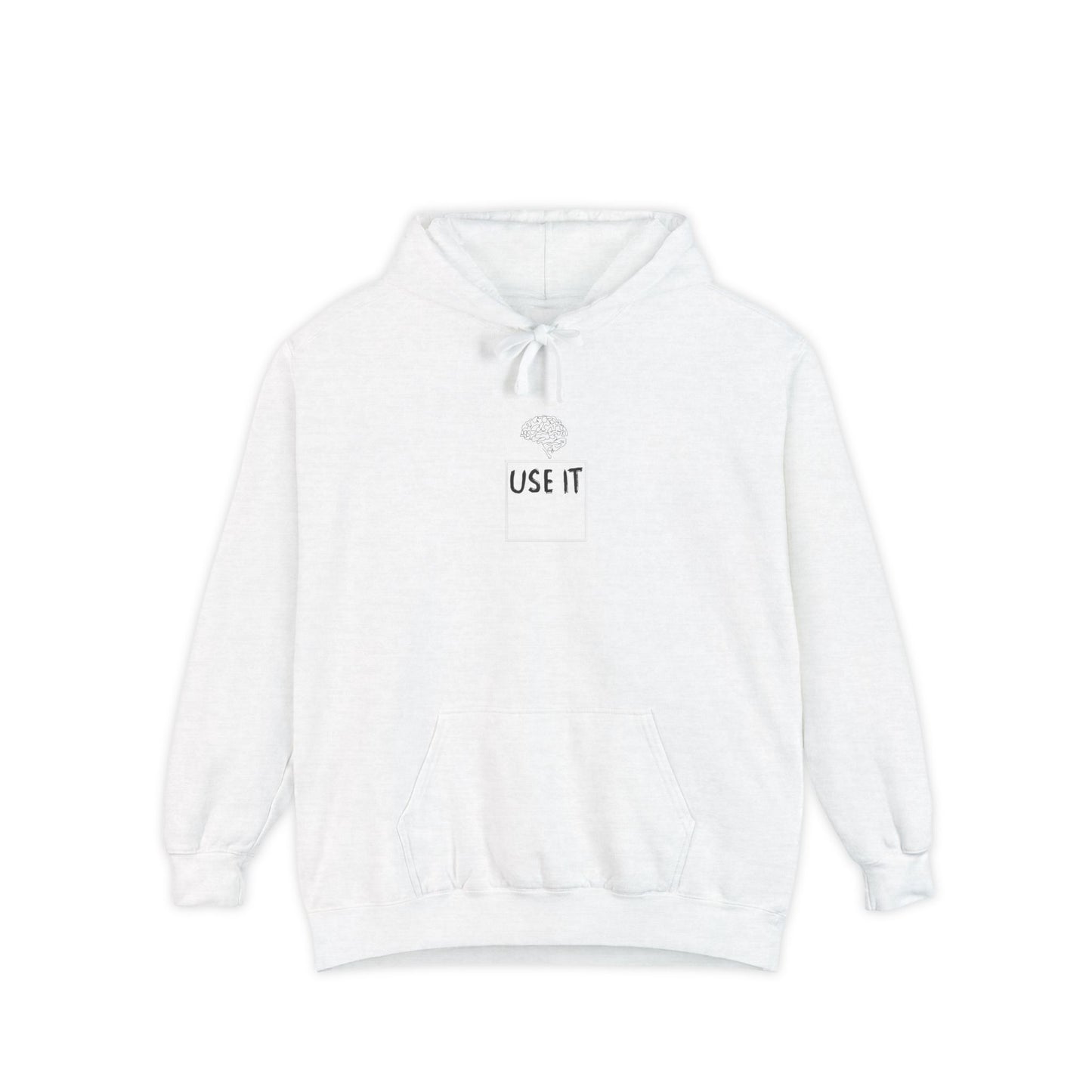 Creative Unisex Garment-Dyed Hoodie, Casual Wear, Unique Gift, Comfortable Sweatshirt, Inspirational Hoodie, Everyday Fashion