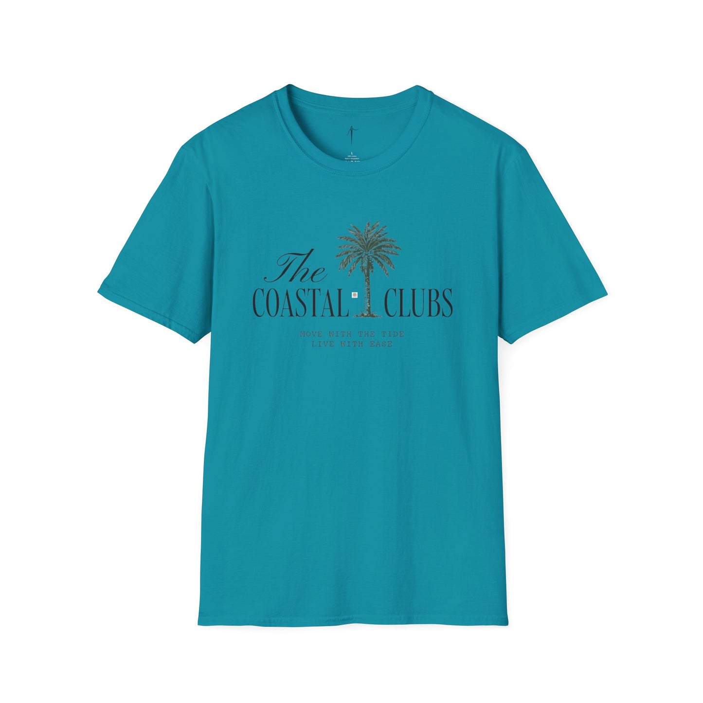 Coastal Clubs T-Shirt | Relaxed Beach Vibe | Perfect for Summer, Vacation, Gifts, Relaxation, Casual Wear