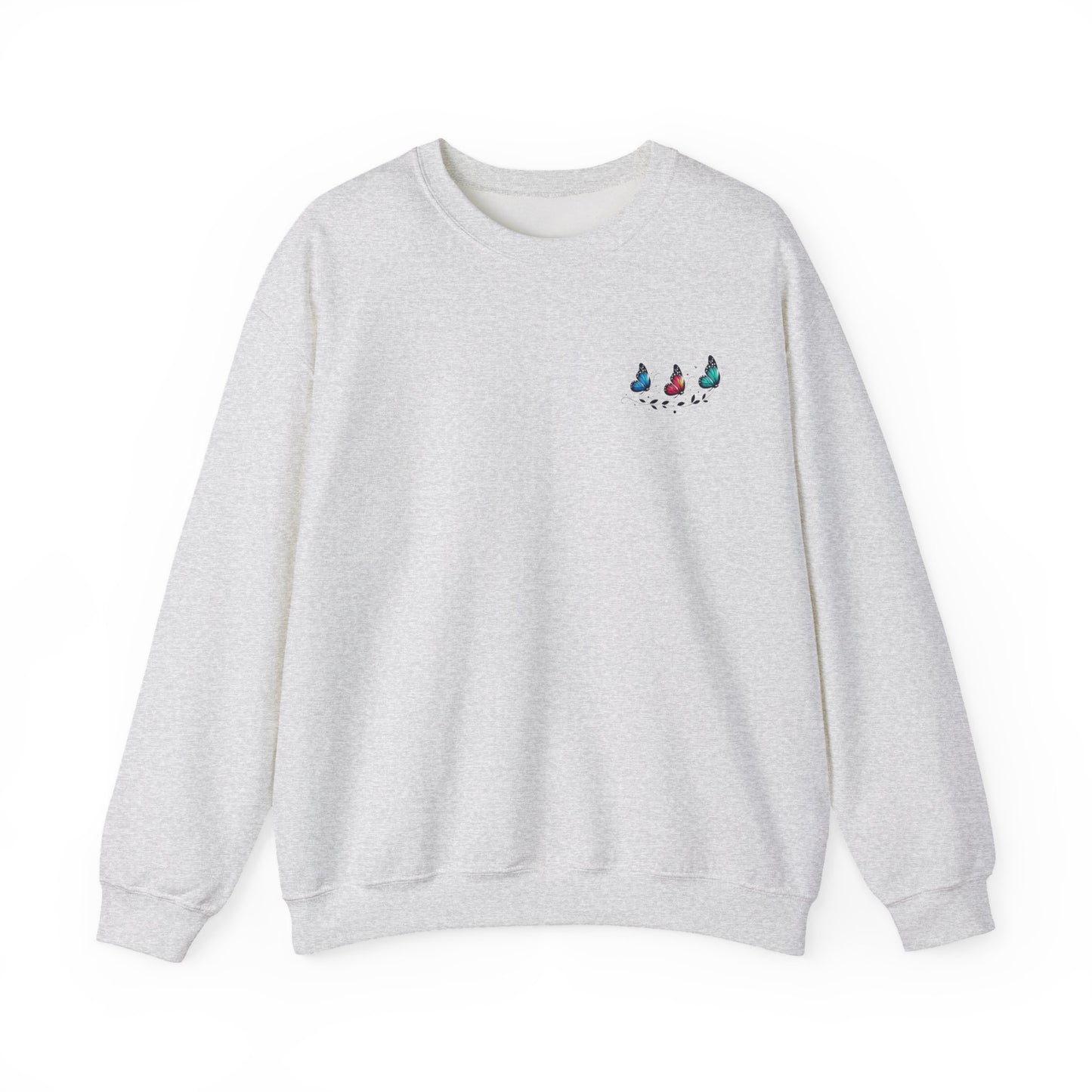 Butterfly Magic Unisex Crewneck Sweatshirt, Cozy Sweater, Gift for Her, Spring Fashion, Casual Outfit