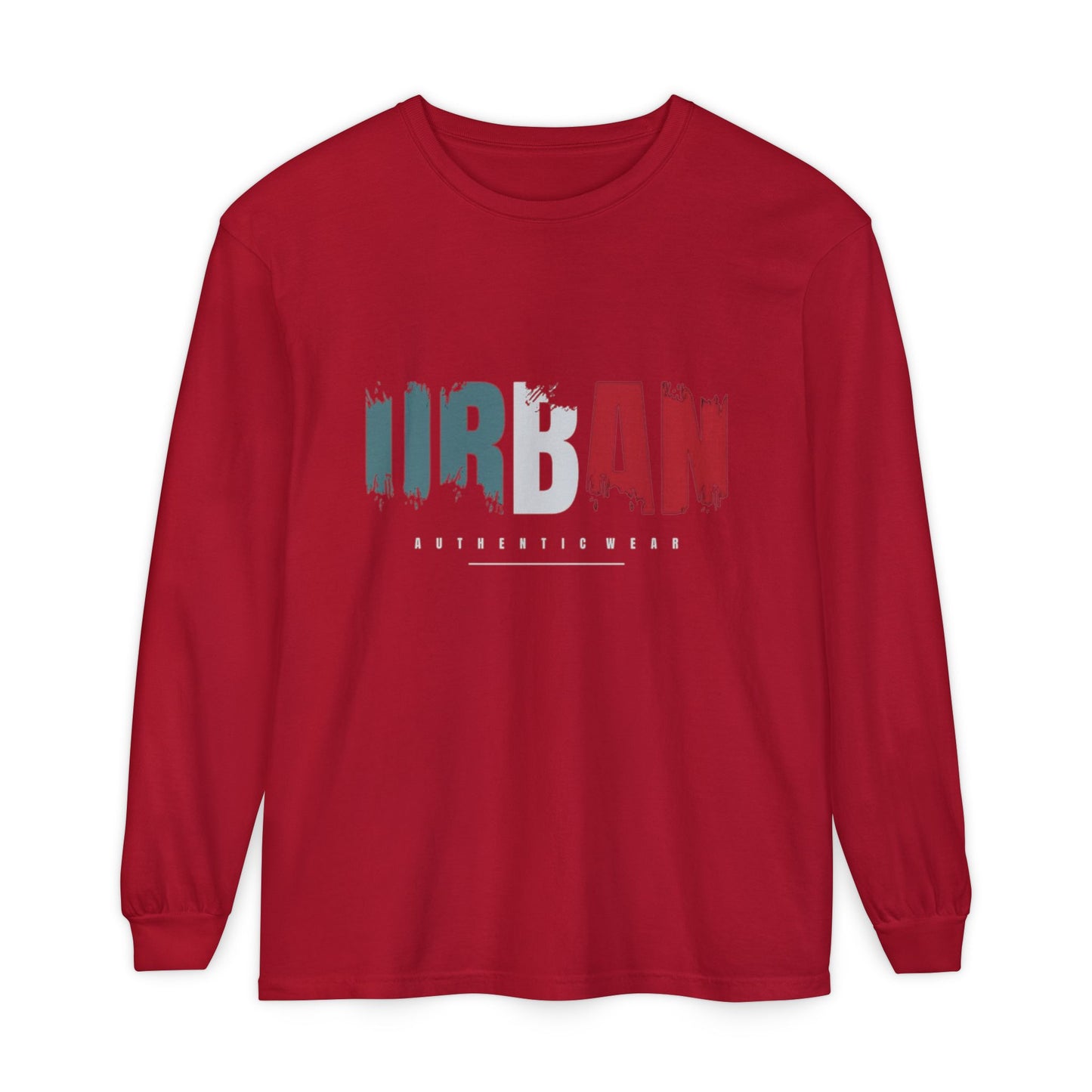 Urban Vibe Long Sleeve Tee, Stylish Apparel, Casual Wear, Street Fashion, Gift for Trendsetters, Unisex Graphic Shirt