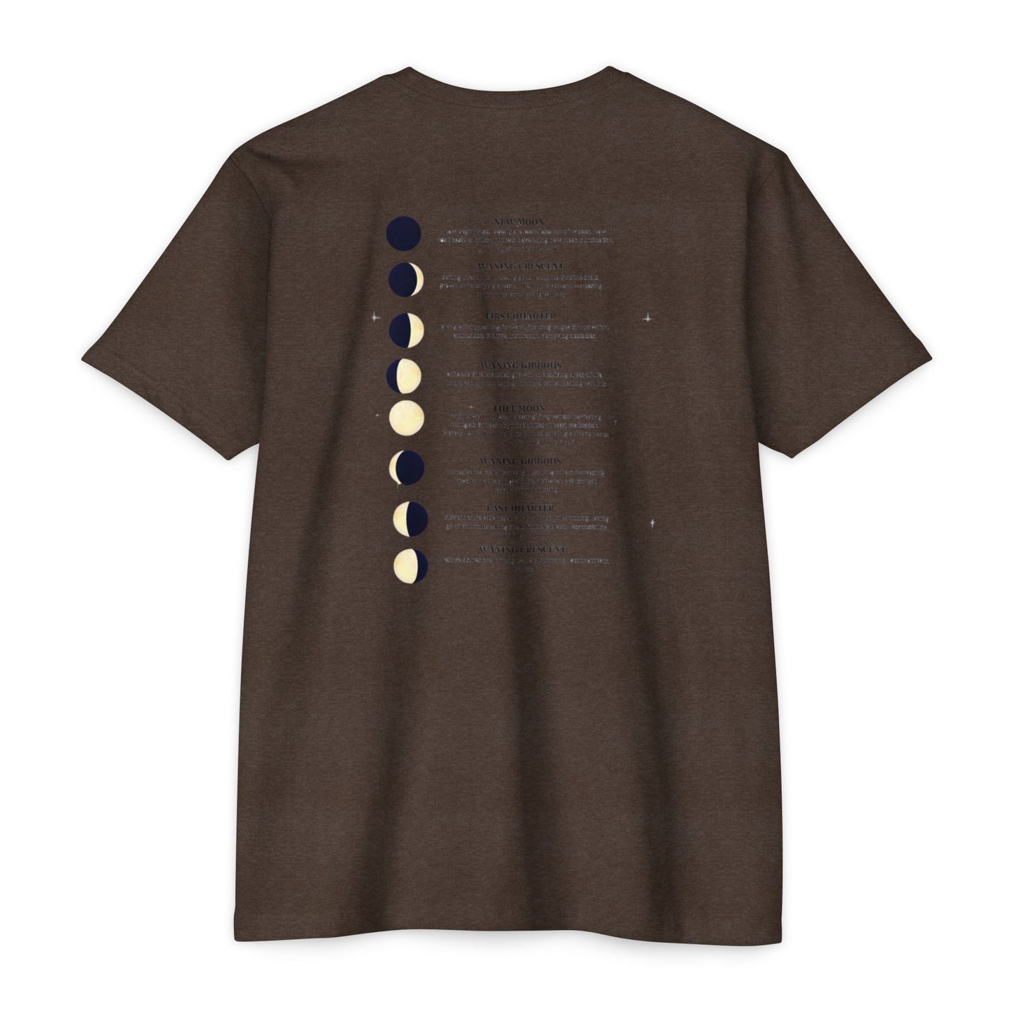 Celestial Moon Phases T-Shirt, Astrology Tee, Lunar Cycle Shirt, Gift for Astrology Lovers, Unisex Graphic Top