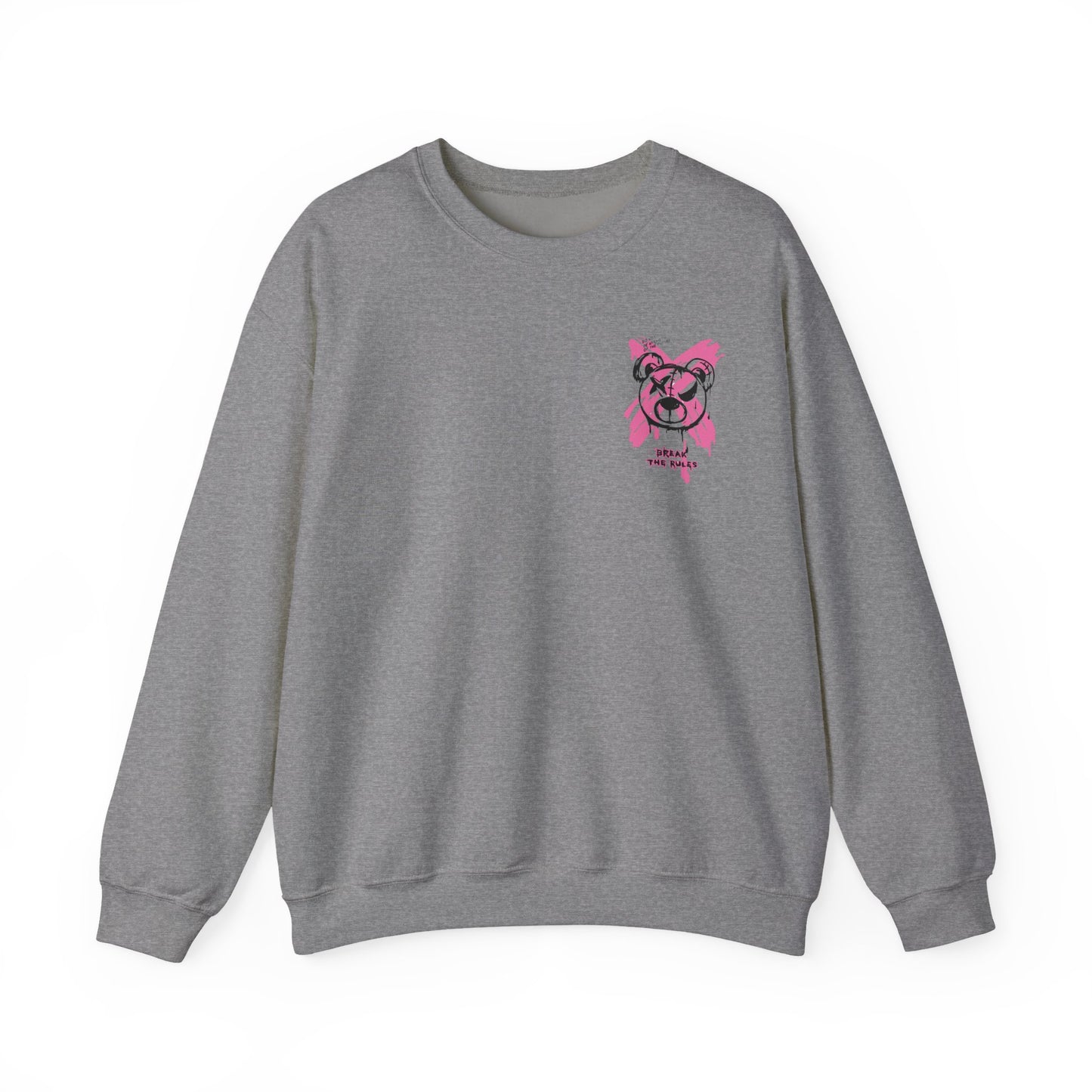 Edgy Graphic Crewneck Sweatshirt | Unisex Oversized Top for Streetwear Lovers, Perfect Gift for Art Enthusiasts, Cool Casual Wear