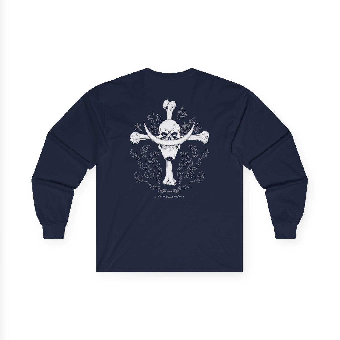 Stylish Long Sleeve Tee, One Piece Design, Unisex Shirt, Casual Wear, Gift for Anime Fans, Trendy Apparel, Everyday Comfort