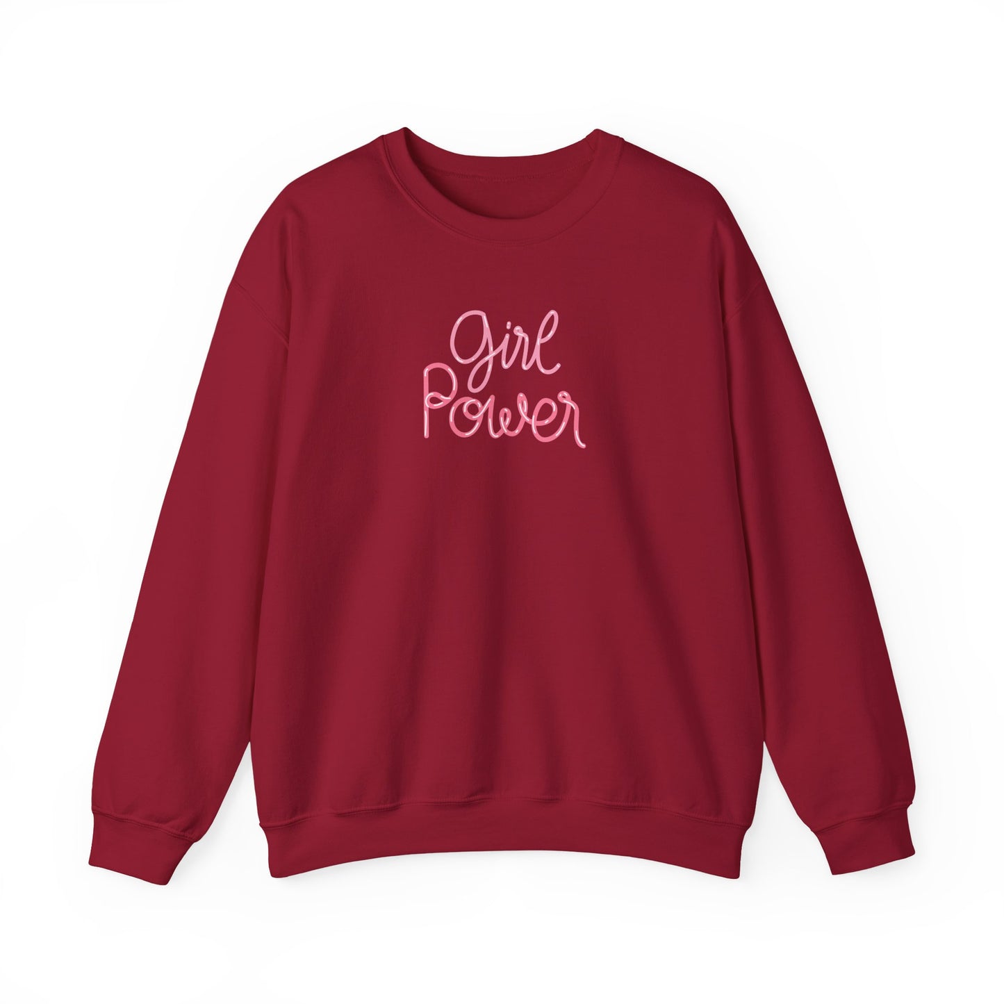 Empowering Girl Power Sweatshirt, Cozy Crewneck, Feminine Style, Gift for Her, Casual Fashion, Everyday Comfort