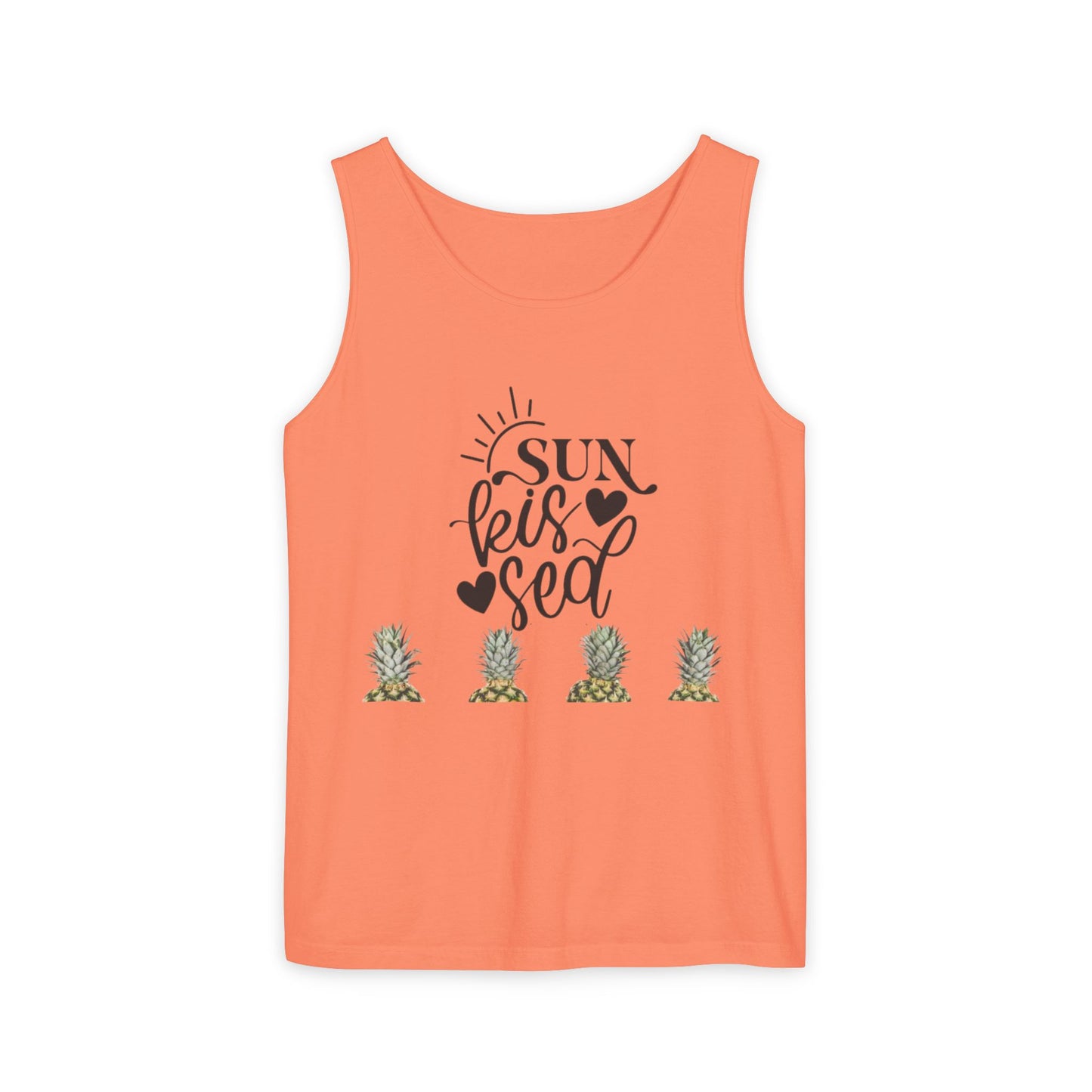 Sun-Kissed Pineapple Tank Top | Summer Apparel, Vacation Wear, Beach Top, Eco-Friendly Gift, Tropical Style