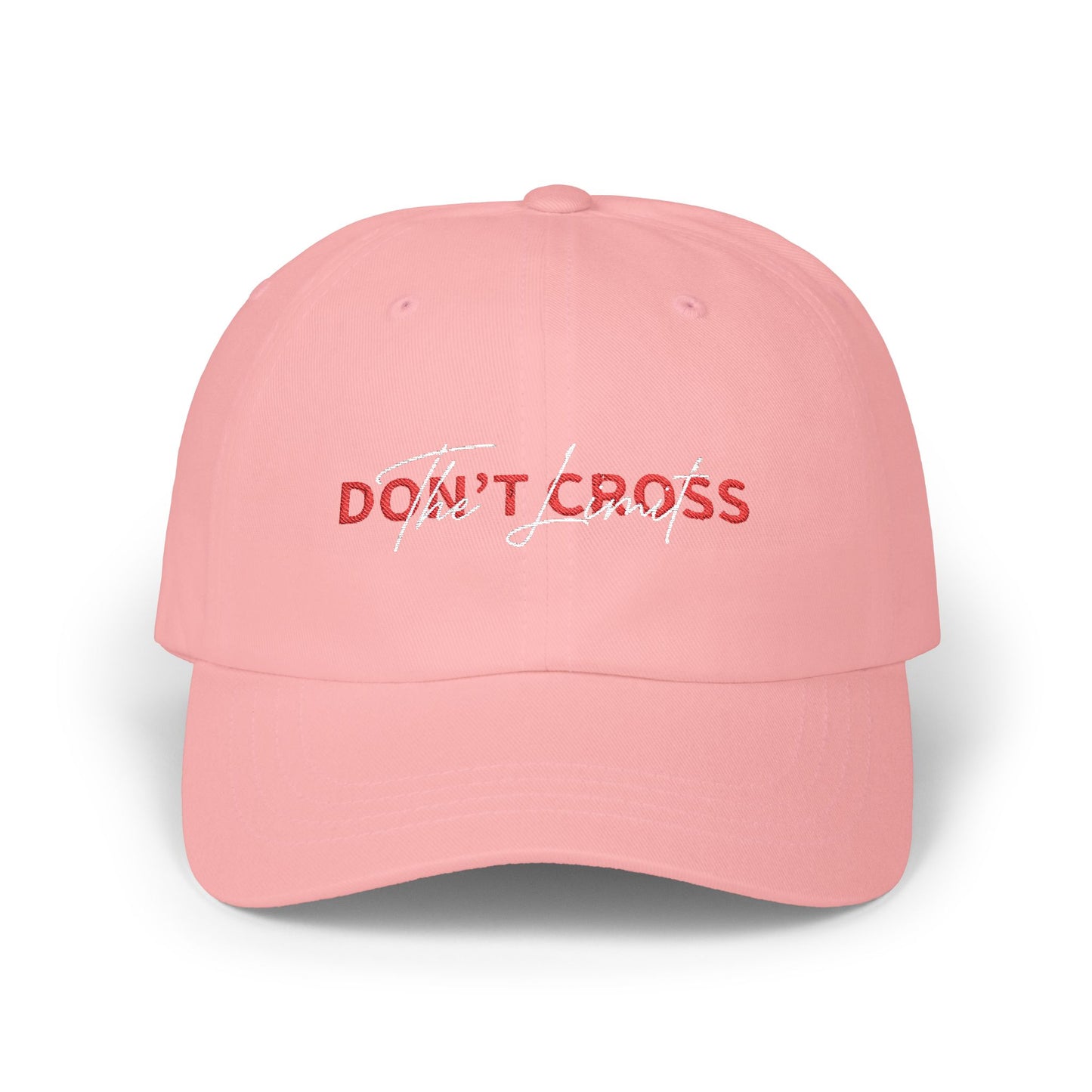 Don't Cross Classic Dad Cap - Stylish Father's Day Gift, Casual Accessories, Trendy Cap, Unique Embroidered Hat, Everyday Wear