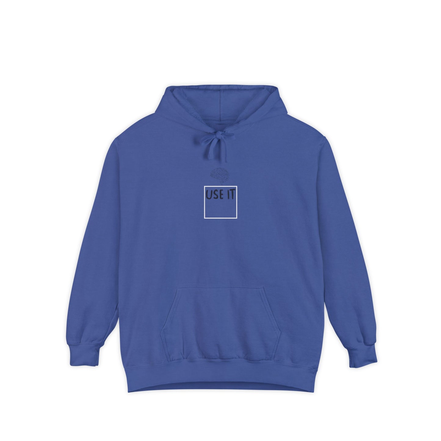 Creative Unisex Garment-Dyed Hoodie, Casual Wear, Unique Gift, Comfortable Sweatshirt, Inspirational Hoodie, Everyday Fashion