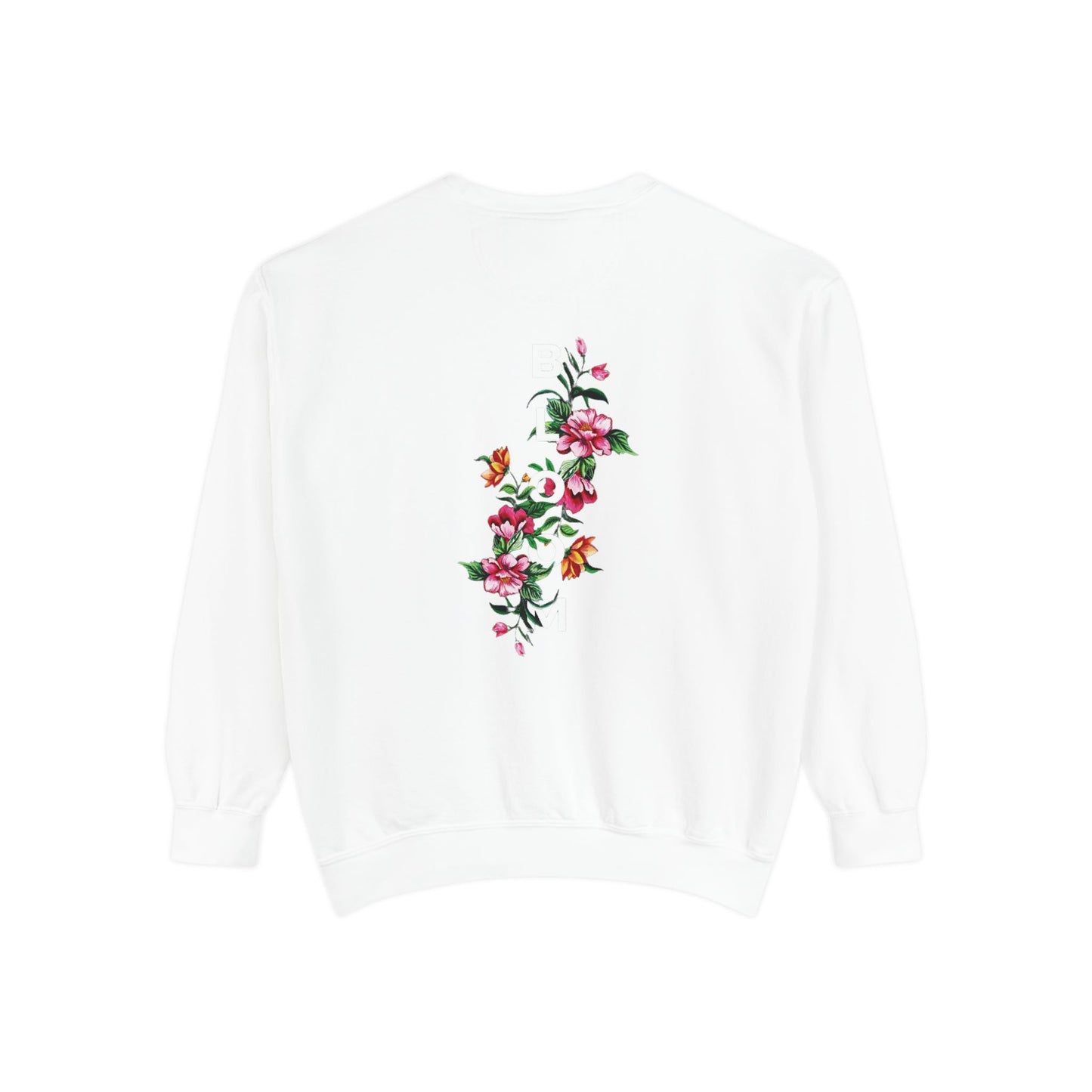 Floral Sweatshirt - Cozy Gift for Her, Trendy Floral Design, Casual Outfit, Unique Fashion Piece, Perfect for Spring