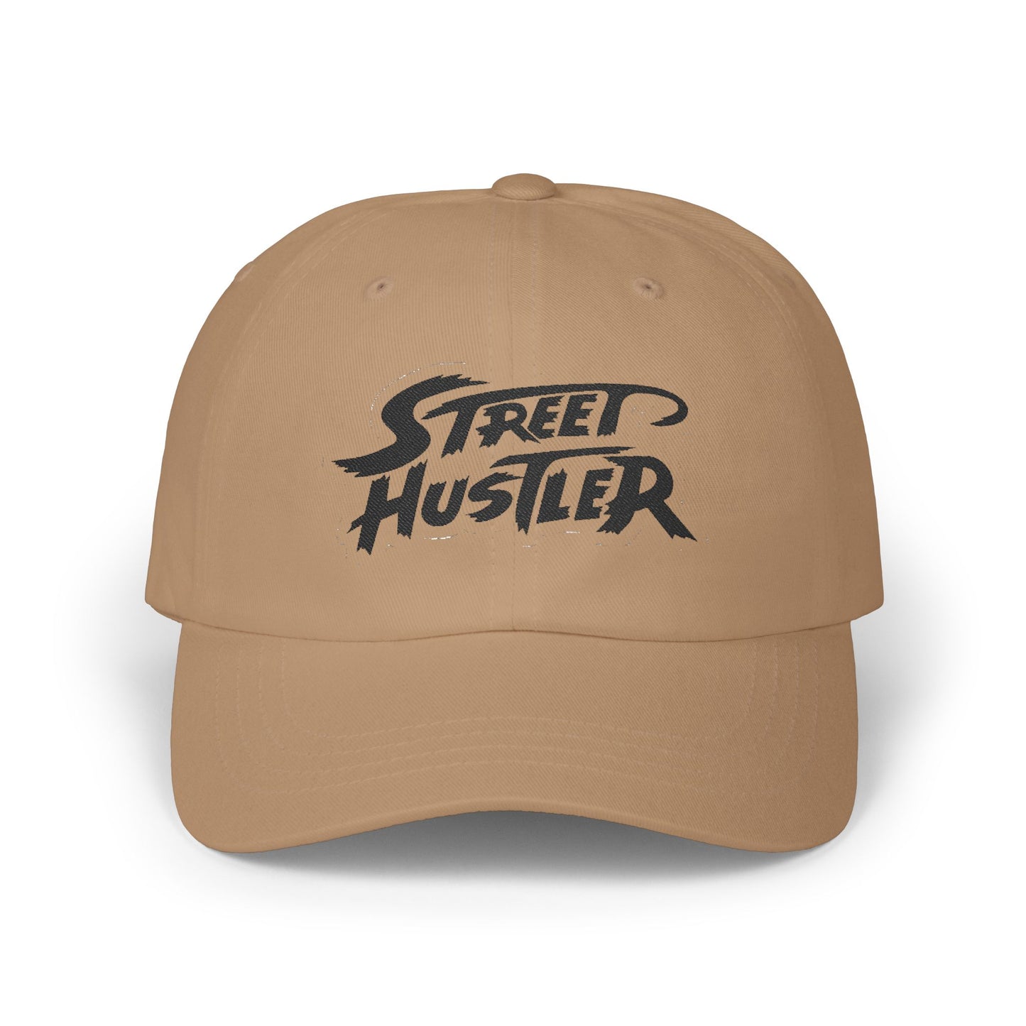 Street Hustler Classic Dad Cap, Casual Hat, Gift for Dads, Streetwear Accessories, Trendy Headwear