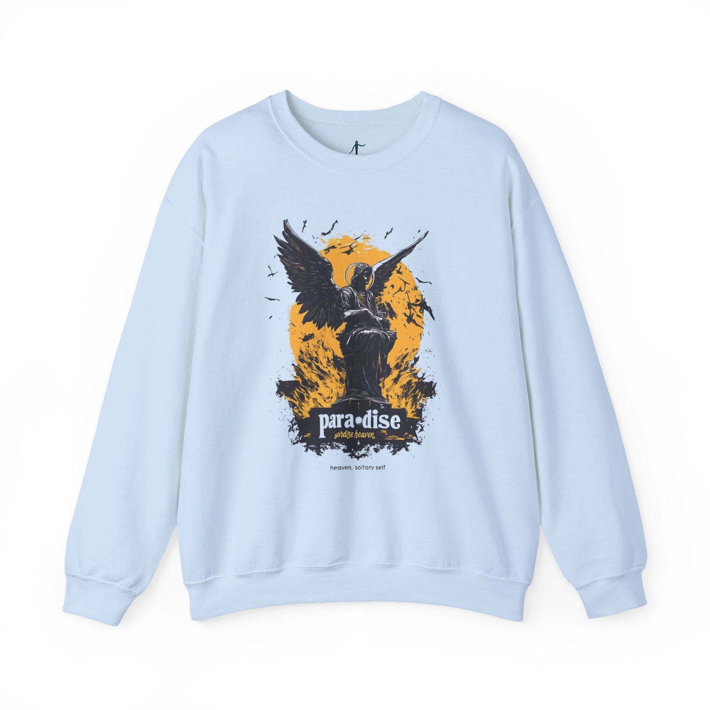 Paradise Angel Graphic Sweatshirt, Unisex Crewneck, Cozy Lounge Wear, Gift for Music Lovers, Casual Style Clothing