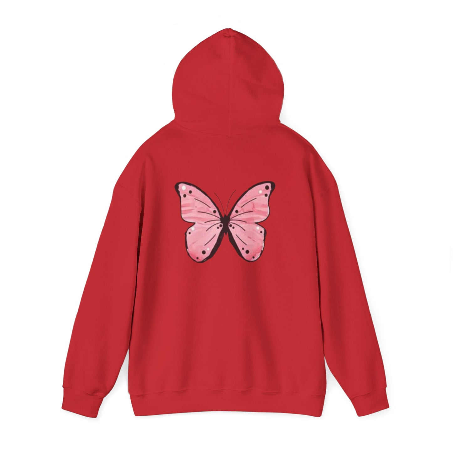Enjoy Life Butterfly Hoodie, Cozy Unisex Sweatshirt, Inspirational Clothing, Gift for Her, Boho Style, Add to Wardrobe