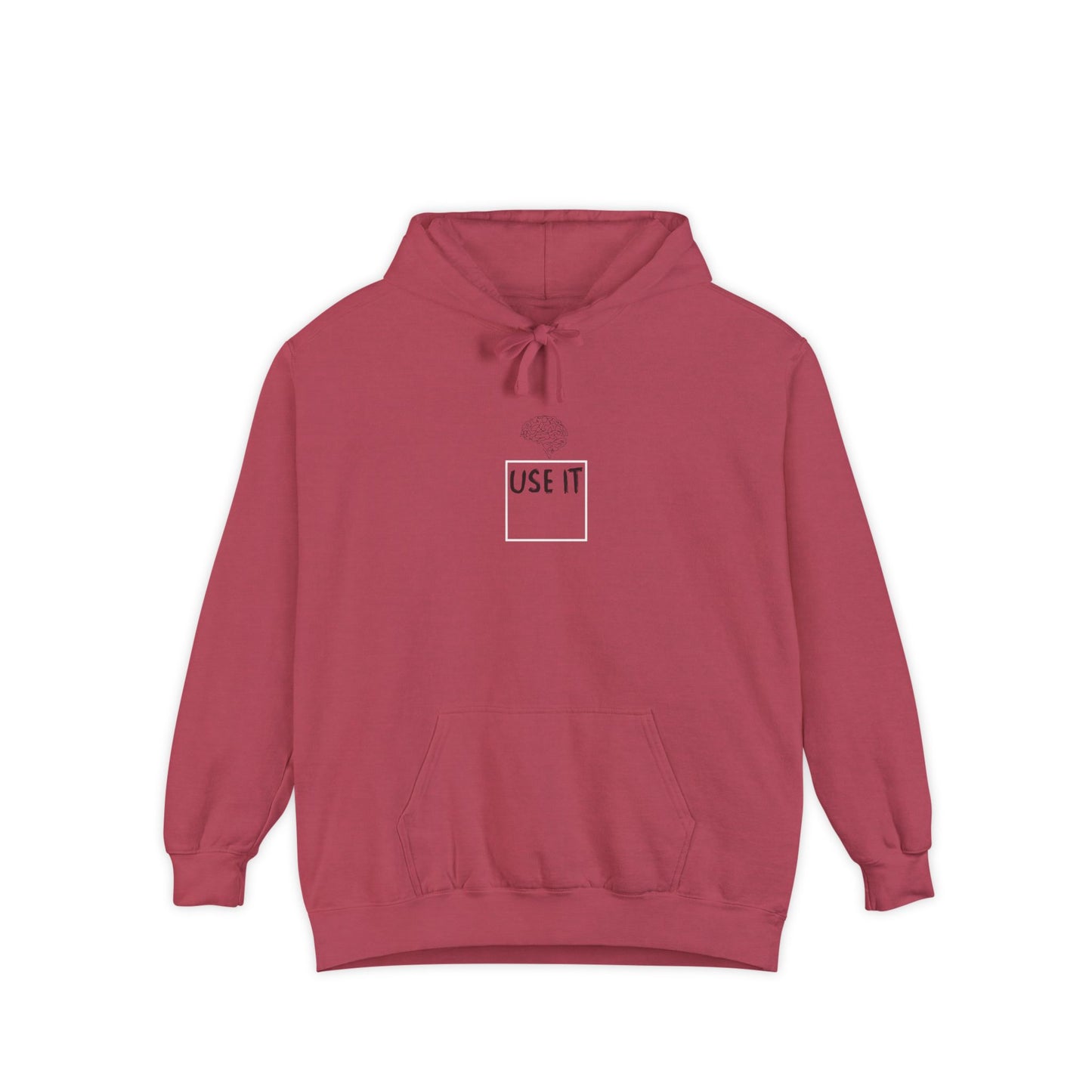 Creative Unisex Garment-Dyed Hoodie, Casual Wear, Unique Gift, Comfortable Sweatshirt, Inspirational Hoodie, Everyday Fashion