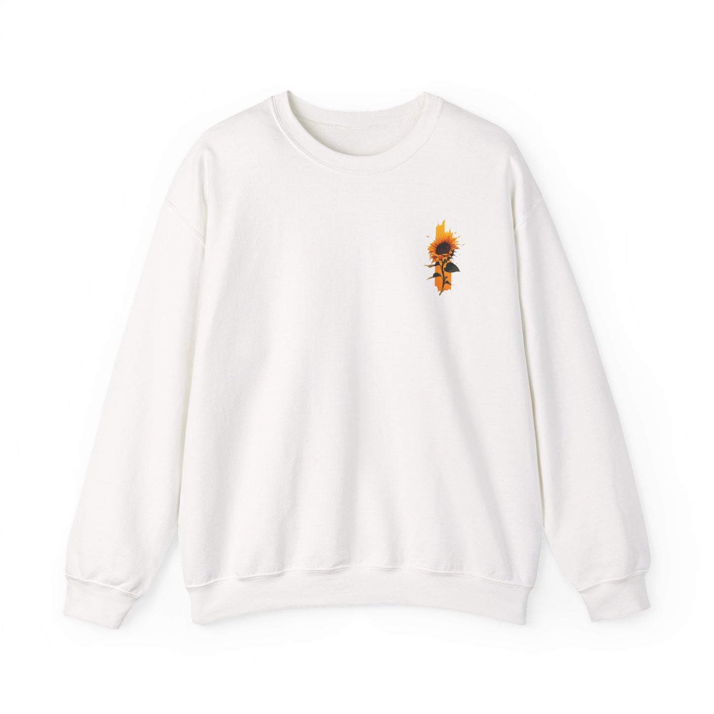 Inspirational Sunflower Sweatshirt, Cozy Crewneck, Motivational Gift, Unisex Apparel, Casual Style, Fall Fashion