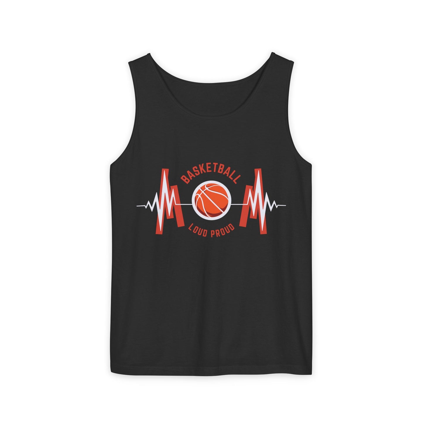 Basketball Vibes Unisex Garment-Dyed Tank Top | Fitness Apparel, Summer Workout, Sportswear, Gym Clothes, Gift for Athletes