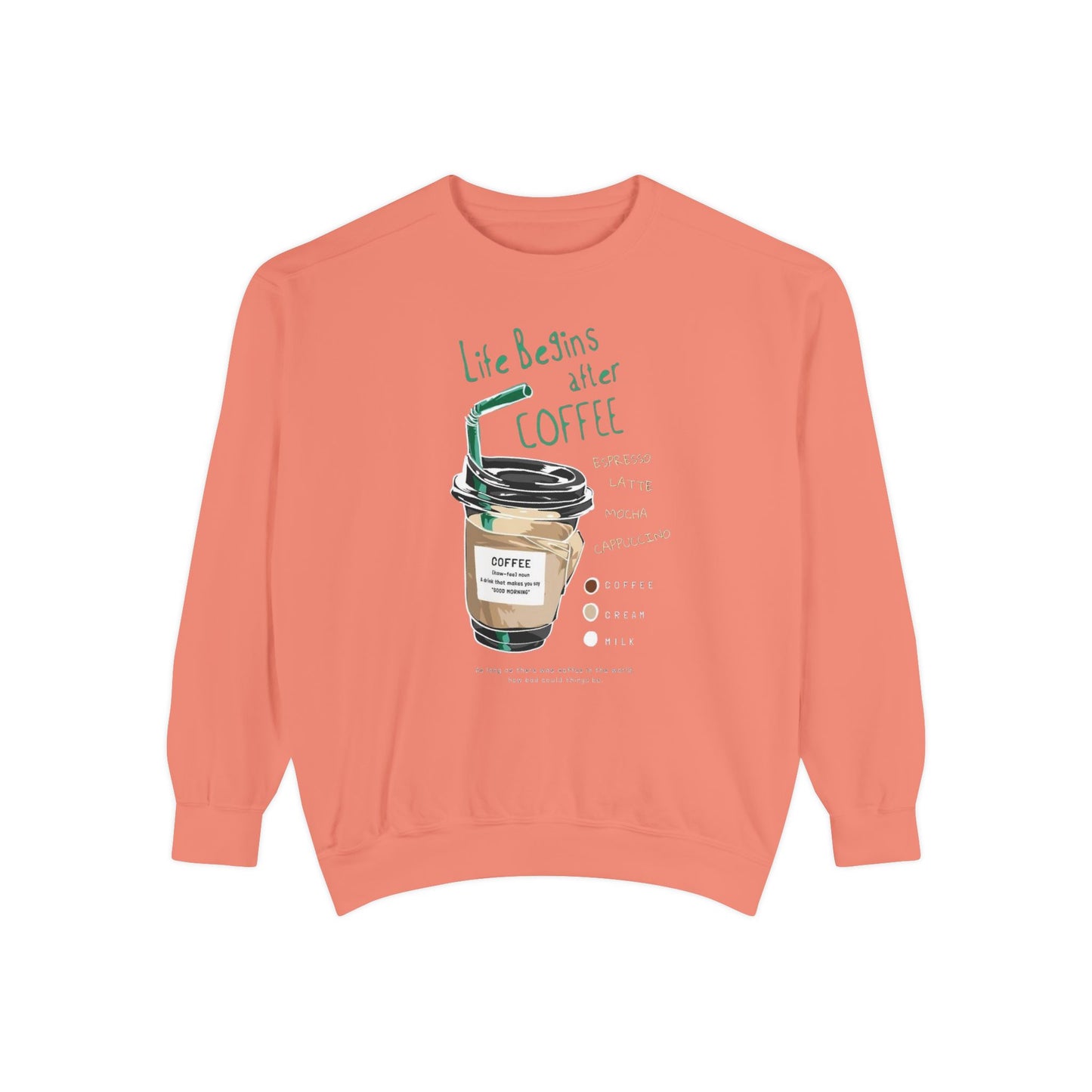 Coffee Lover's Unisex Sweatshirt, Cozy Coffee Sweatshirt, Gift for Baristas, Cute Casual Sweatshirt, Funny Drink Apparel