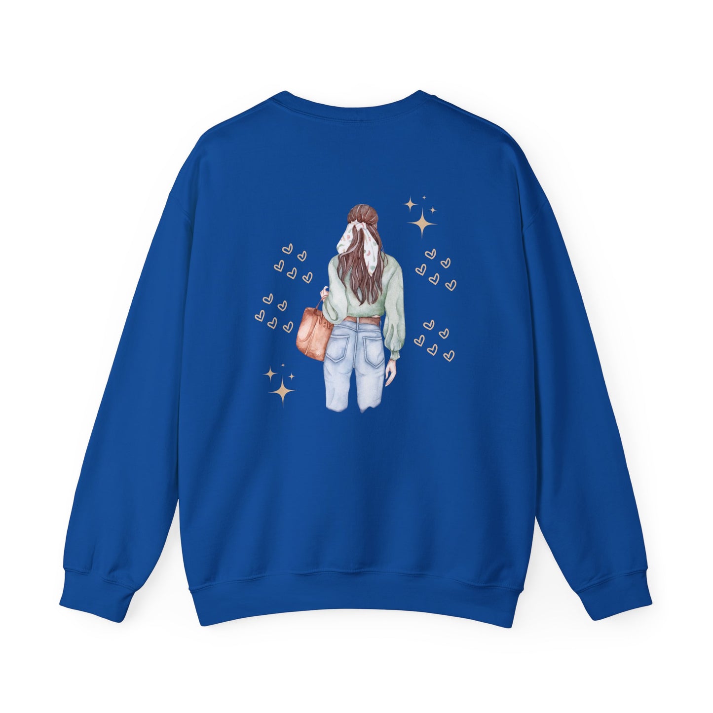 Empowering Girl Power Sweatshirt, Cozy Crewneck, Feminine Style, Gift for Her, Casual Fashion, Everyday Comfort