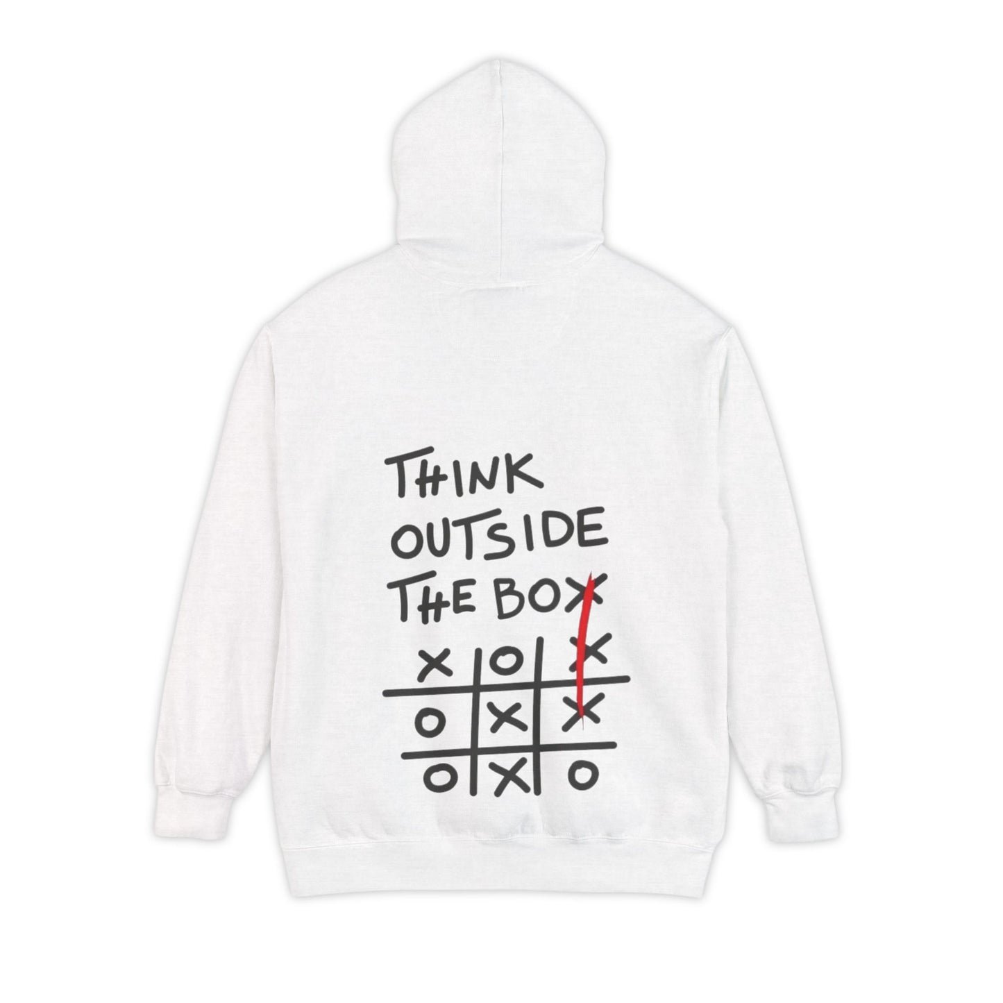 Creative Unisex Garment-Dyed Hoodie, Casual Wear, Unique Gift, Comfortable Sweatshirt, Inspirational Hoodie, Everyday Fashion