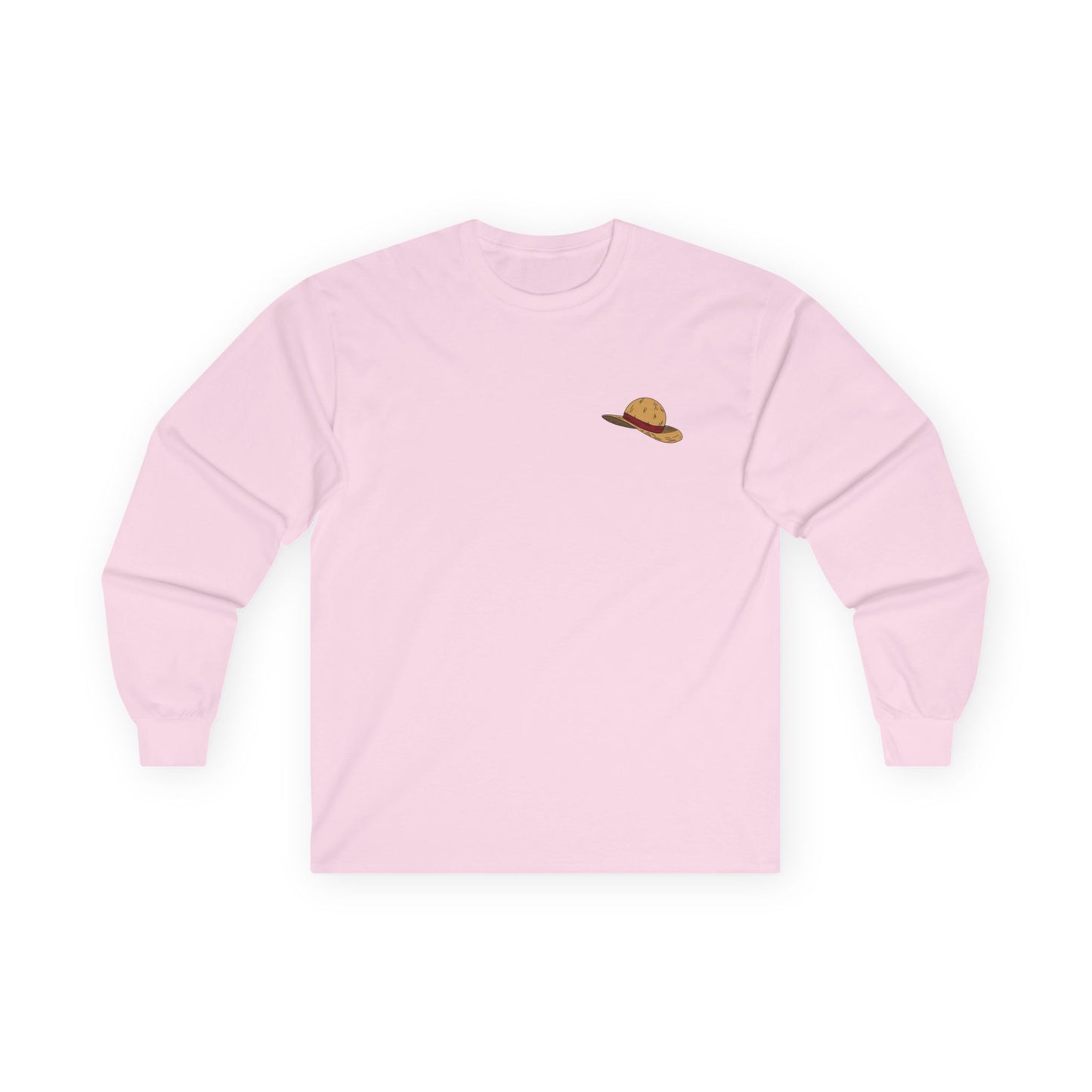 One Piece Straw Hat Long Sleeve Tee, Unisex Anime T-Shirt, Casual Gift for Fans, Cosplay Apparel, Summer Style Top