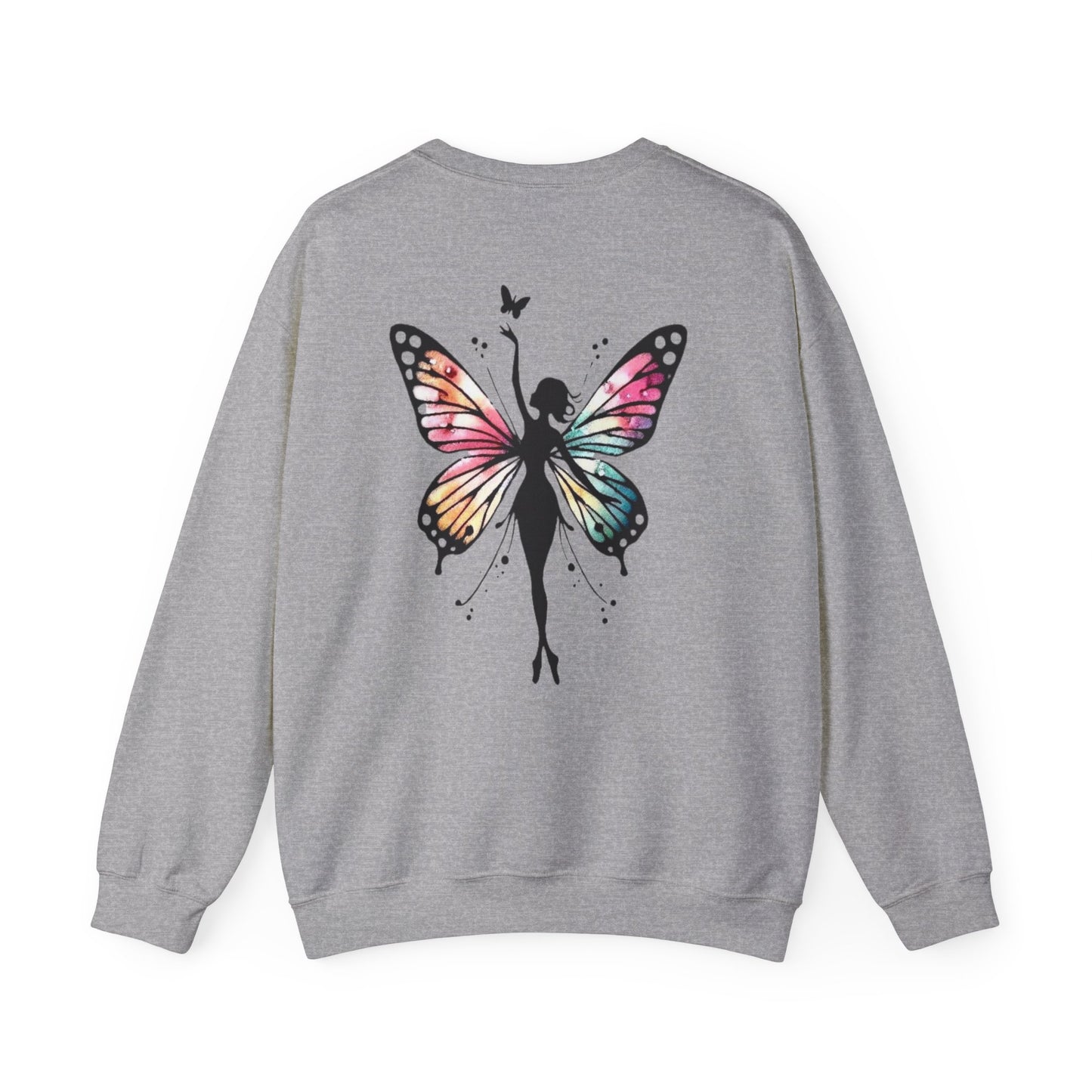Butterfly Magic Unisex Crewneck Sweatshirt, Cozy Sweater, Gift for Her, Spring Fashion, Casual Outfit