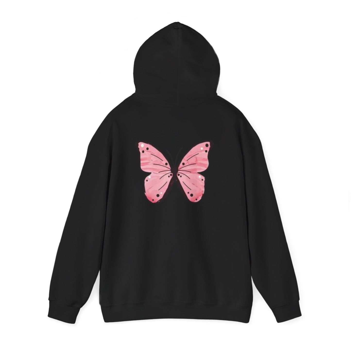 Enjoy Life Butterfly Hoodie, Cozy Unisex Sweatshirt, Inspirational Clothing, Gift for Her, Boho Style, Add to Wardrobe