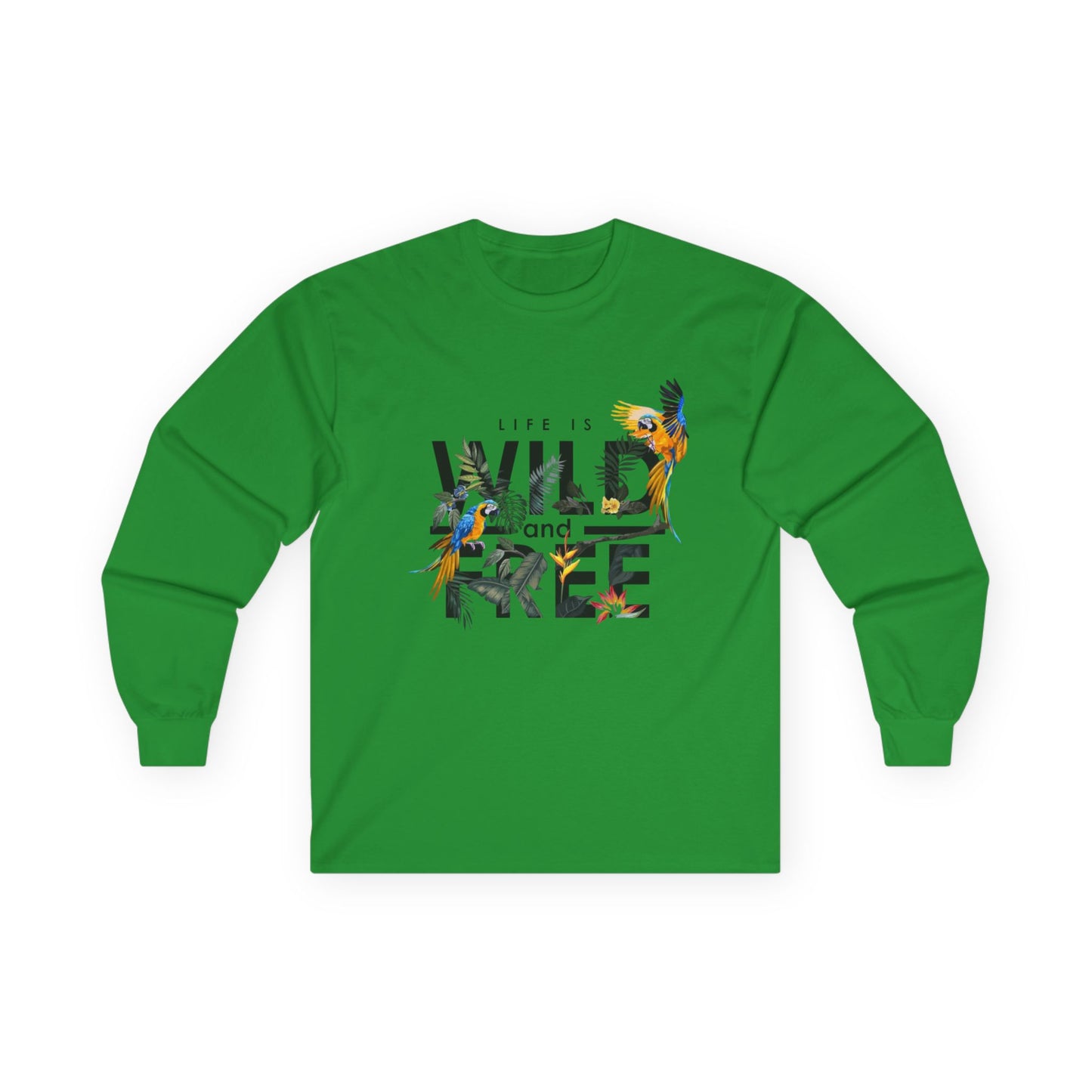 Unisex Long Sleeve Tee - Life is Wild and Free, Comfortable Casual Wear, Perfect for Nature Lovers, Gift for Adventure Seekers, Great [...]