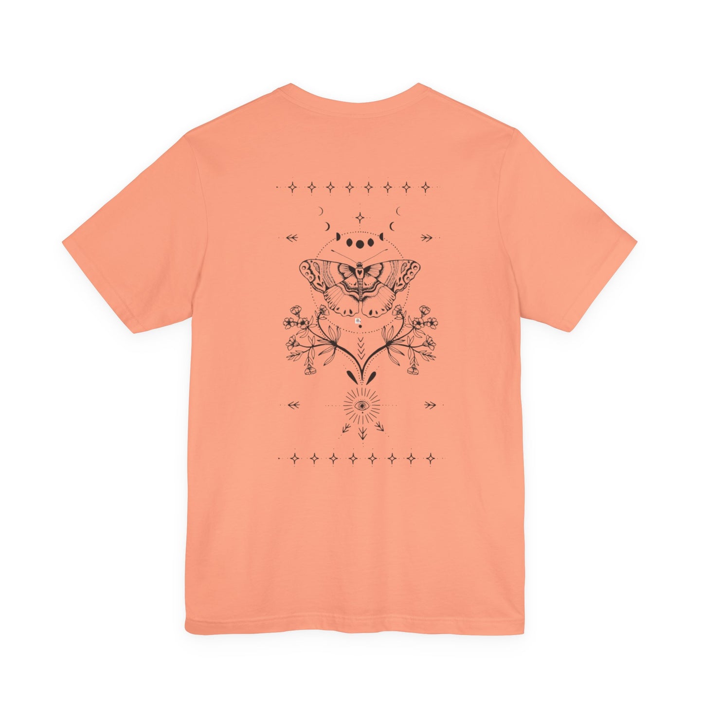Butterfly Floral Unisex Tee - Nature Lover Gift, Casual Wear, Graphic Tee, Birthday Present, Summer Essentials, Boho Style