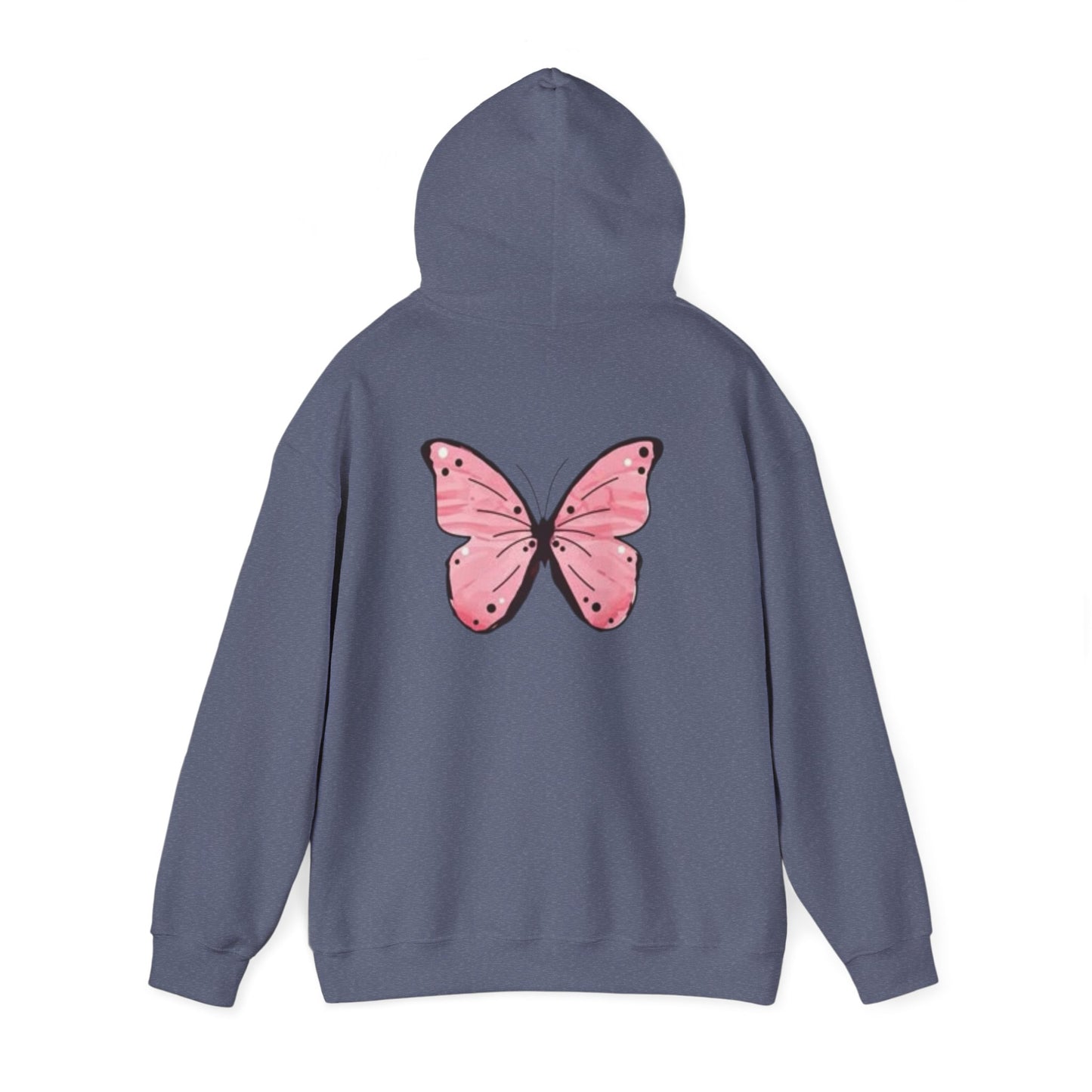 Enjoy Life Butterfly Hoodie, Cozy Unisex Sweatshirt, Inspirational Clothing, Gift for Her, Boho Style, Add to Wardrobe