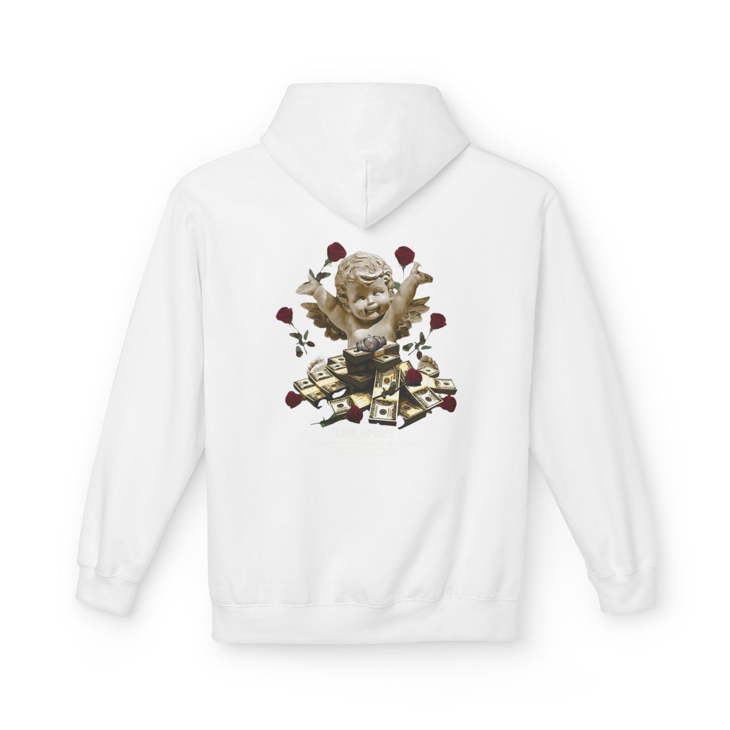 Money Vibes Fleece Hoodie - Stylish Unisex Softstyle Hoodie, Inspirational Gift, Casualwear, Trendy Apparel, Everyday Comfort
