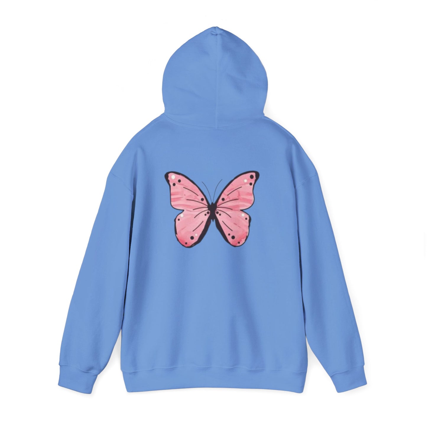 Enjoy Life Butterfly Hoodie, Cozy Unisex Sweatshirt, Inspirational Clothing, Gift for Her, Boho Style, Add to Wardrobe