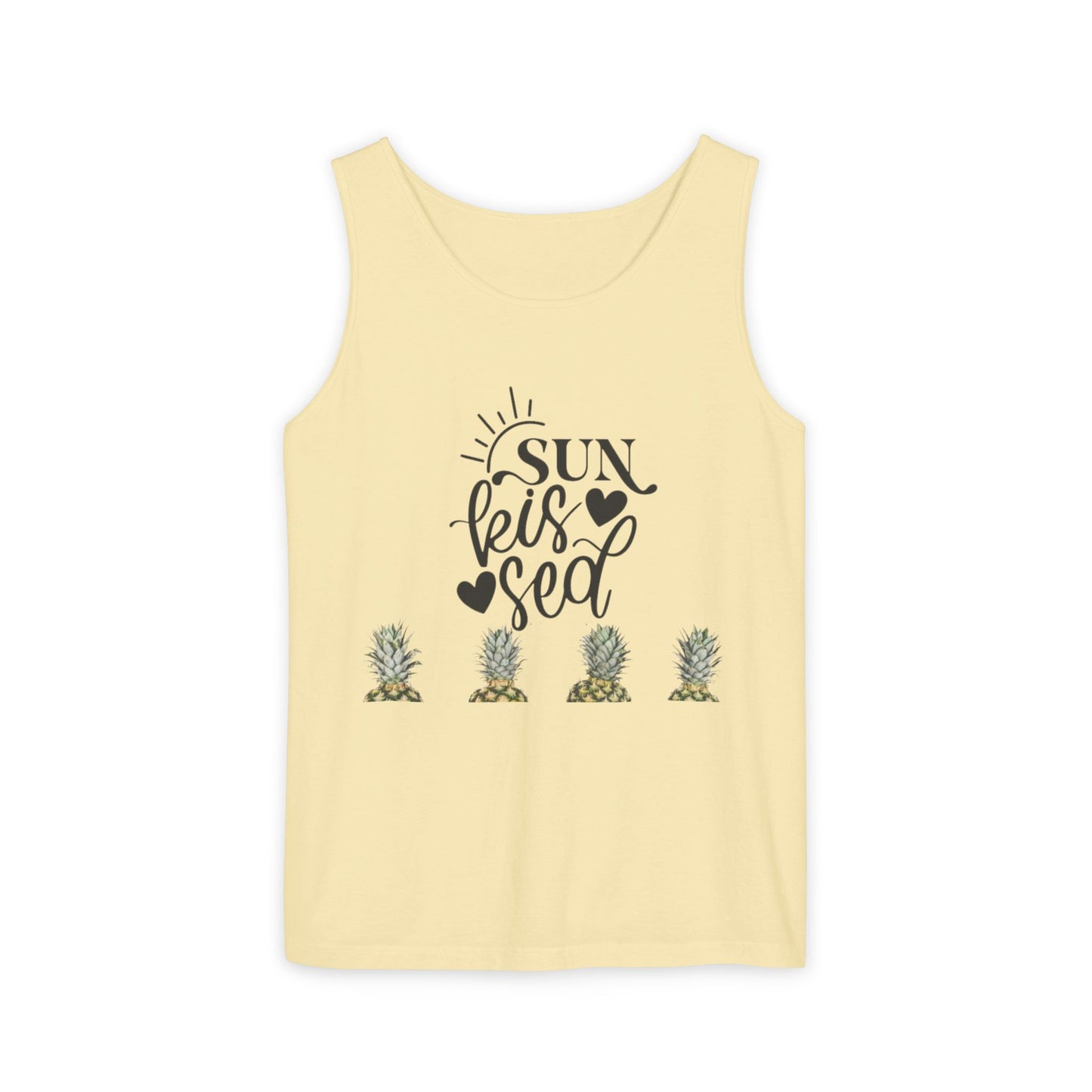 Sun-Kissed Pineapple Tank Top | Summer Apparel, Vacation Wear, Beach Top, Eco-Friendly Gift, Tropical Style