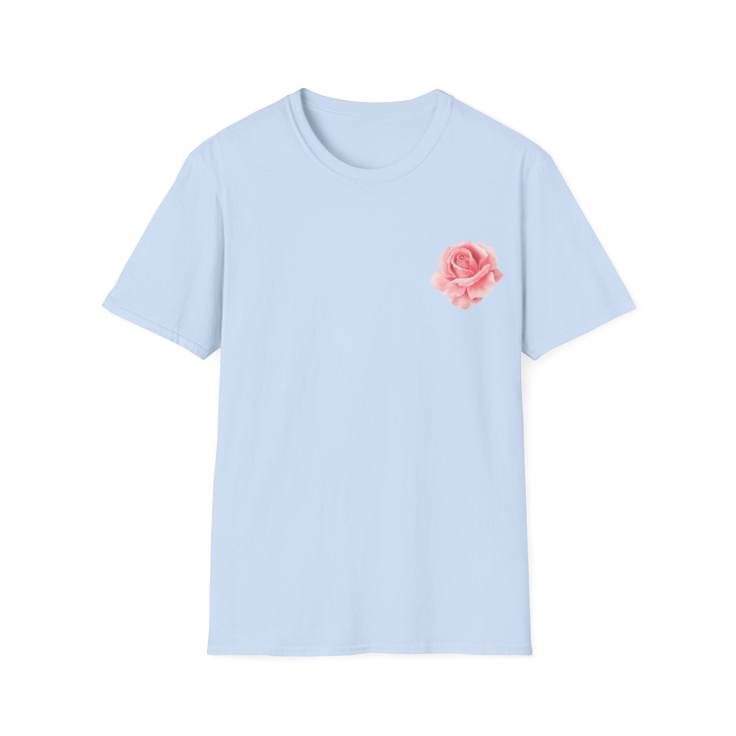 Romantic Floral Graphic T-Shirt, Casual Wear, Gift for Her, Birthday, Mother's Day, Summer Fashion, Unisex Tee