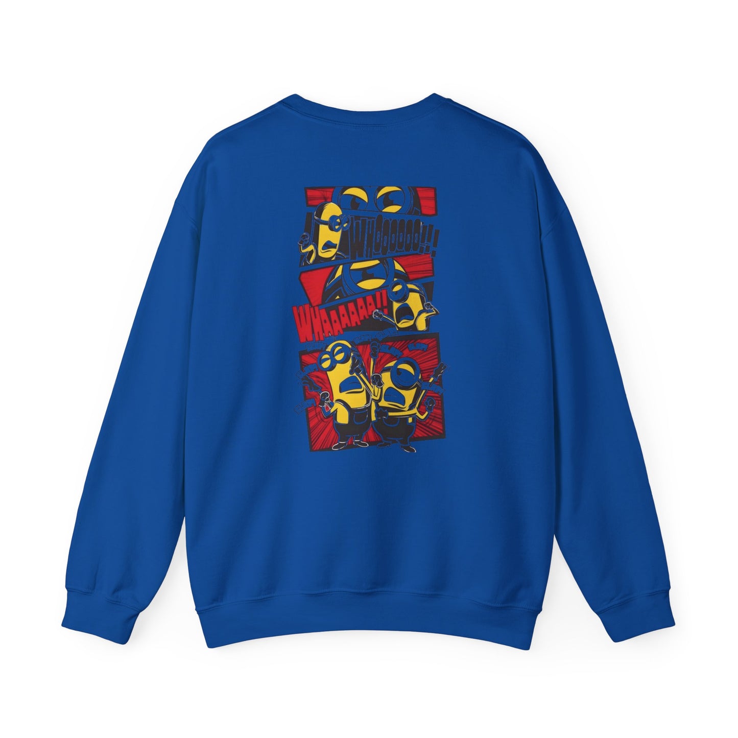 Playful Minions Sweatshirt, Unisex Crewneck, Cozy Gift for Kids, Movie Night Apparel, Cartoon Sweatshirt, Birthday Present