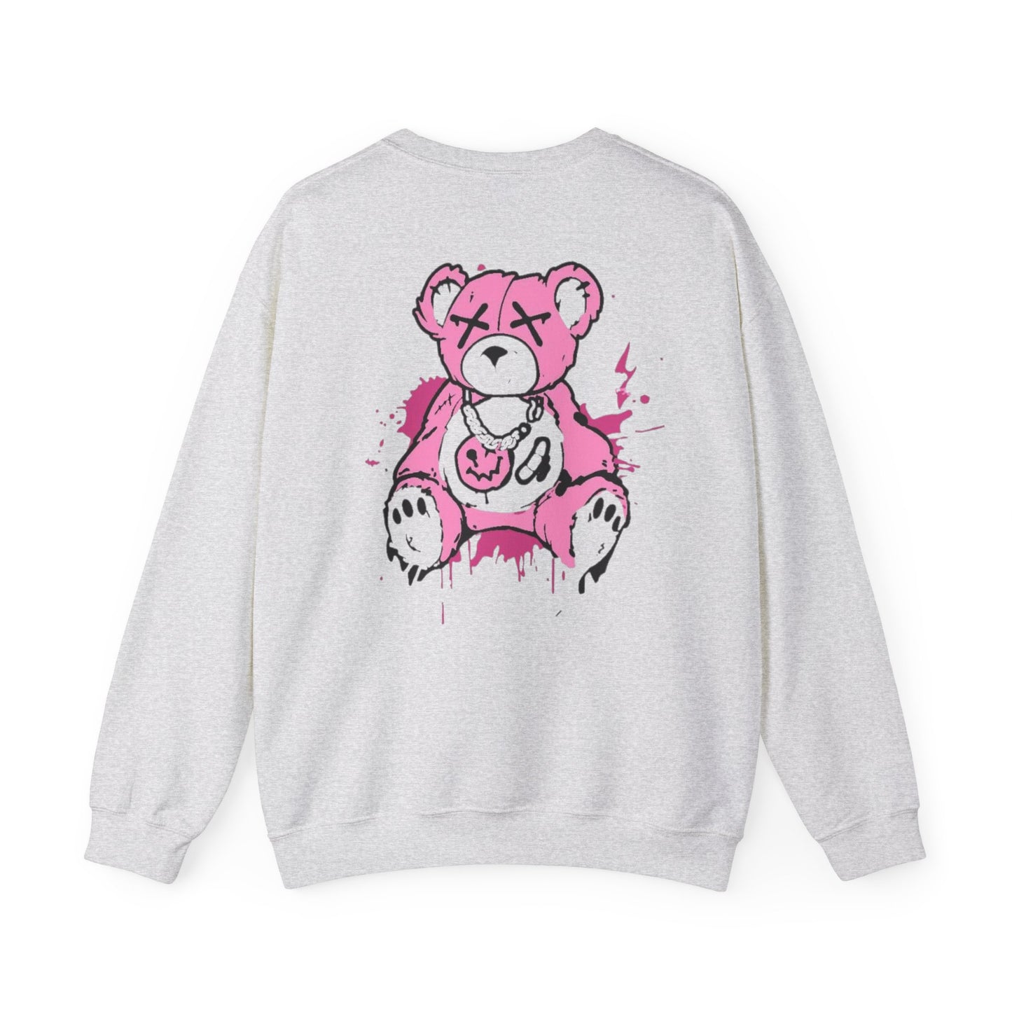 Edgy Graphic Crewneck Sweatshirt | Unisex Oversized Top for Streetwear Lovers, Perfect Gift for Art Enthusiasts, Cool Casual Wear