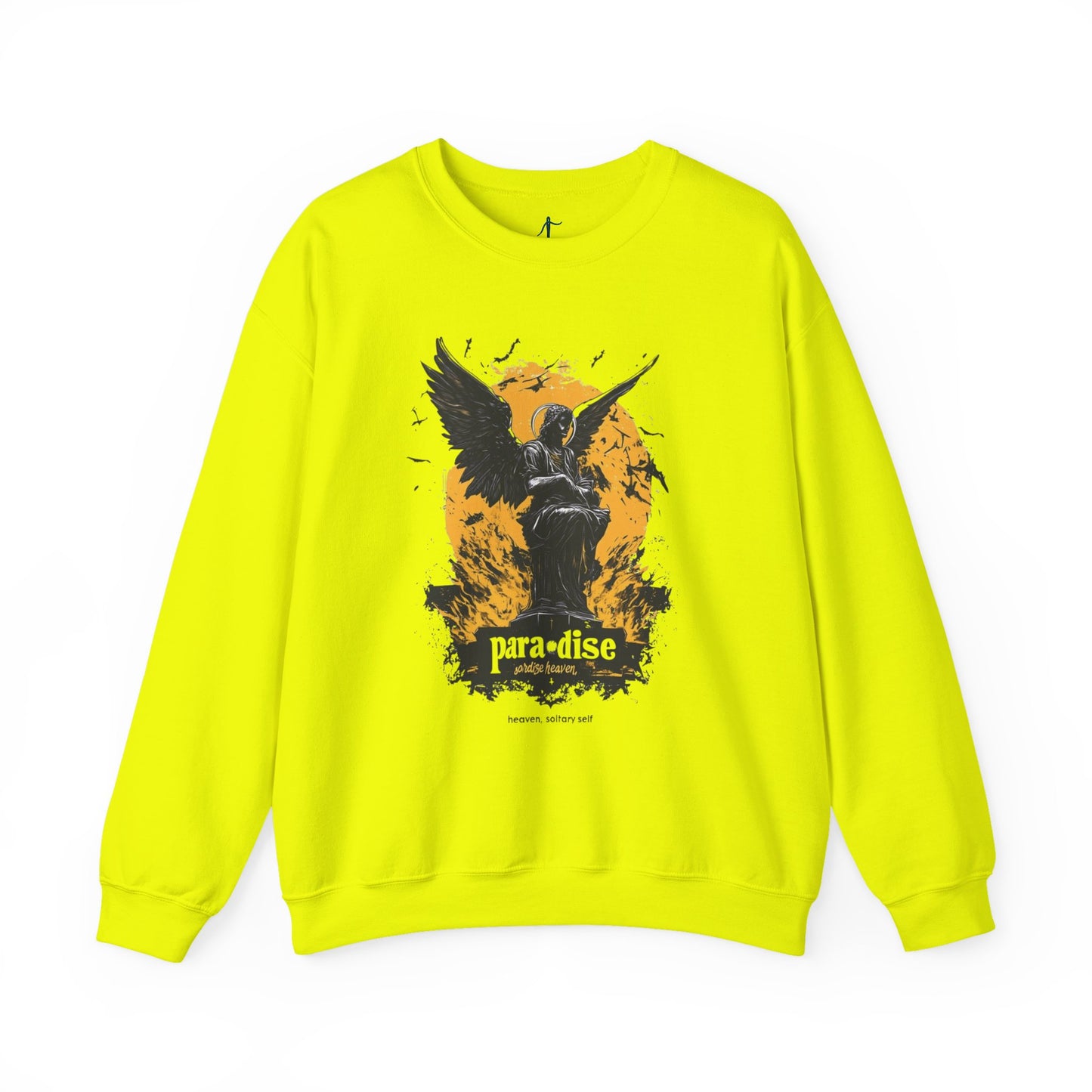 Paradise Angel Graphic Sweatshirt, Unisex Crewneck, Cozy Lounge Wear, Gift for Music Lovers, Casual Style Clothing
