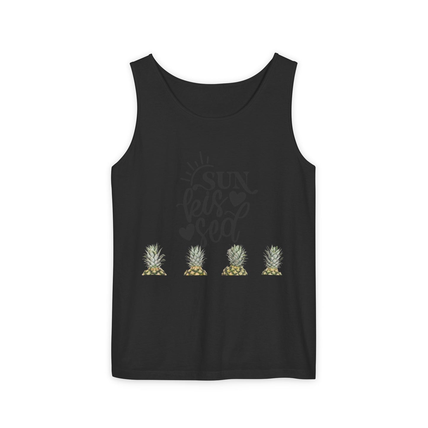 Sun-Kissed Pineapple Tank Top | Summer Apparel, Vacation Wear, Beach Top, Eco-Friendly Gift, Tropical Style