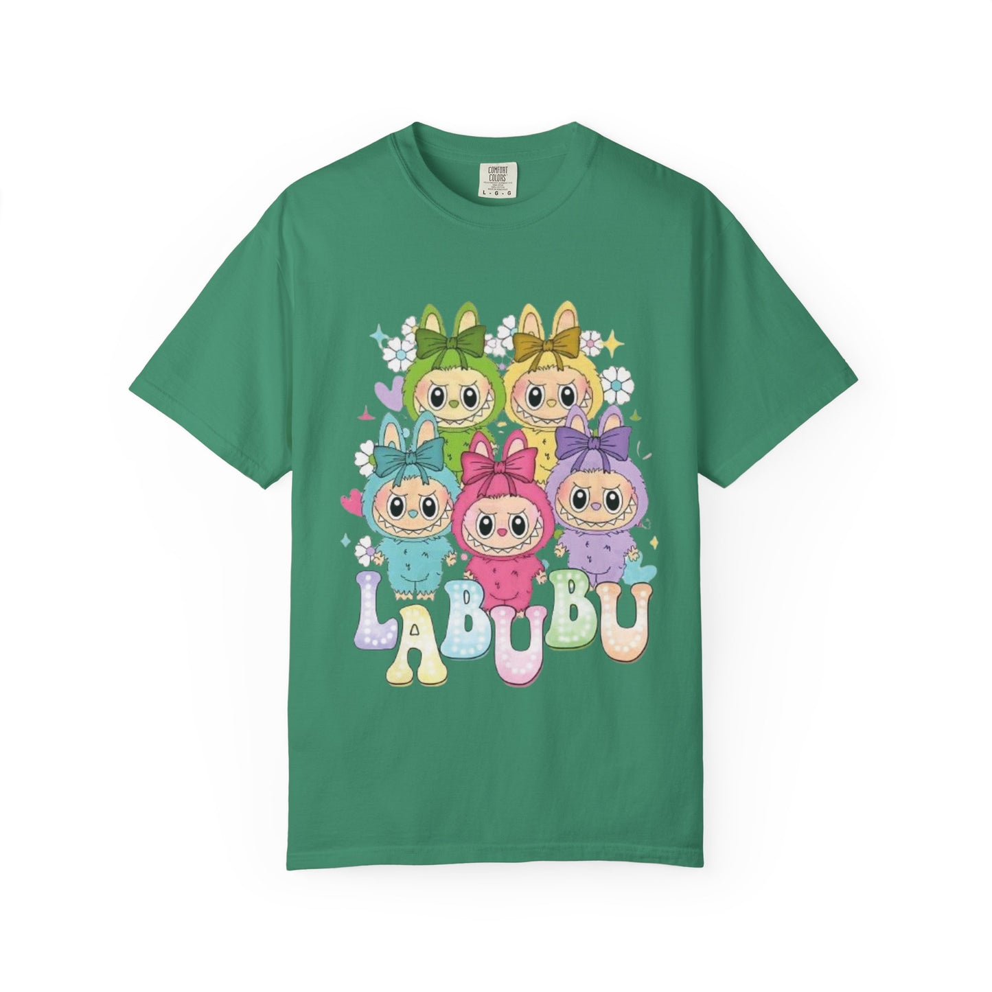Cute Cartoon T-Shirt with 'LABUBU' Design, Adorable Apparel for Kids and Adults, Perfect for Casual Wear, Gifts, and Celebrations
