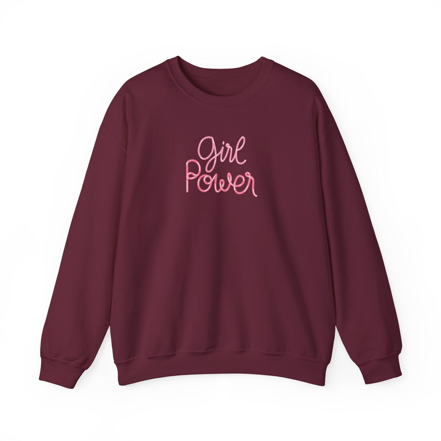Empowering Girl Power Sweatshirt, Cozy Crewneck, Feminine Style, Gift for Her, Casual Fashion, Everyday Comfort