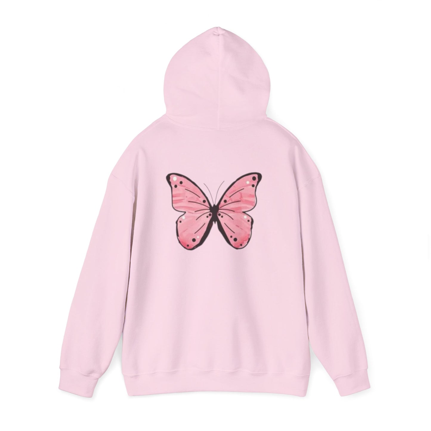 Enjoy Life Butterfly Hoodie, Cozy Unisex Sweatshirt, Inspirational Clothing, Gift for Her, Boho Style, Add to Wardrobe