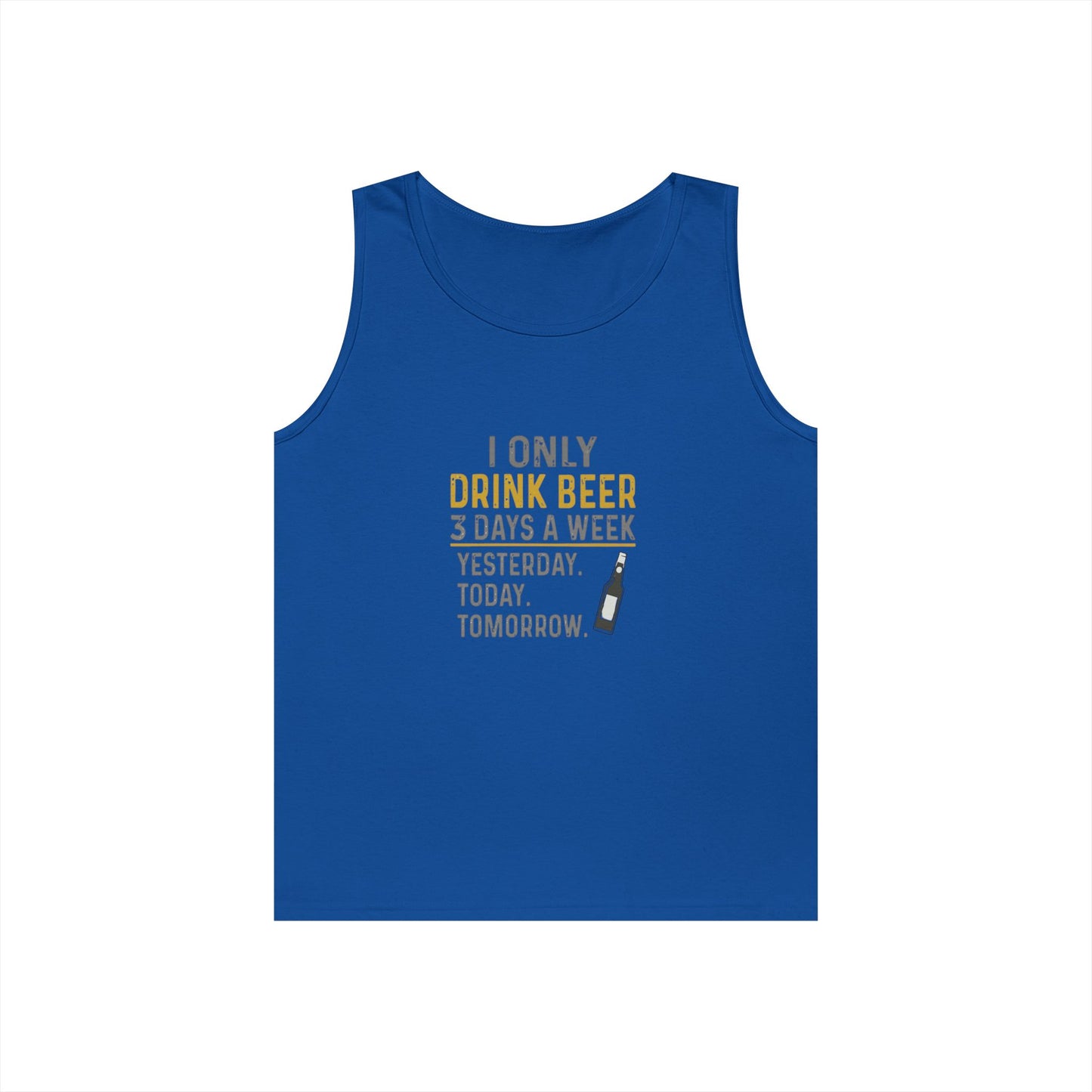 Funny Beer Tank Top, Unisex Humor Shirt, Gift for Beer Lovers, Summer Party Outfit, Casual Drinking Top