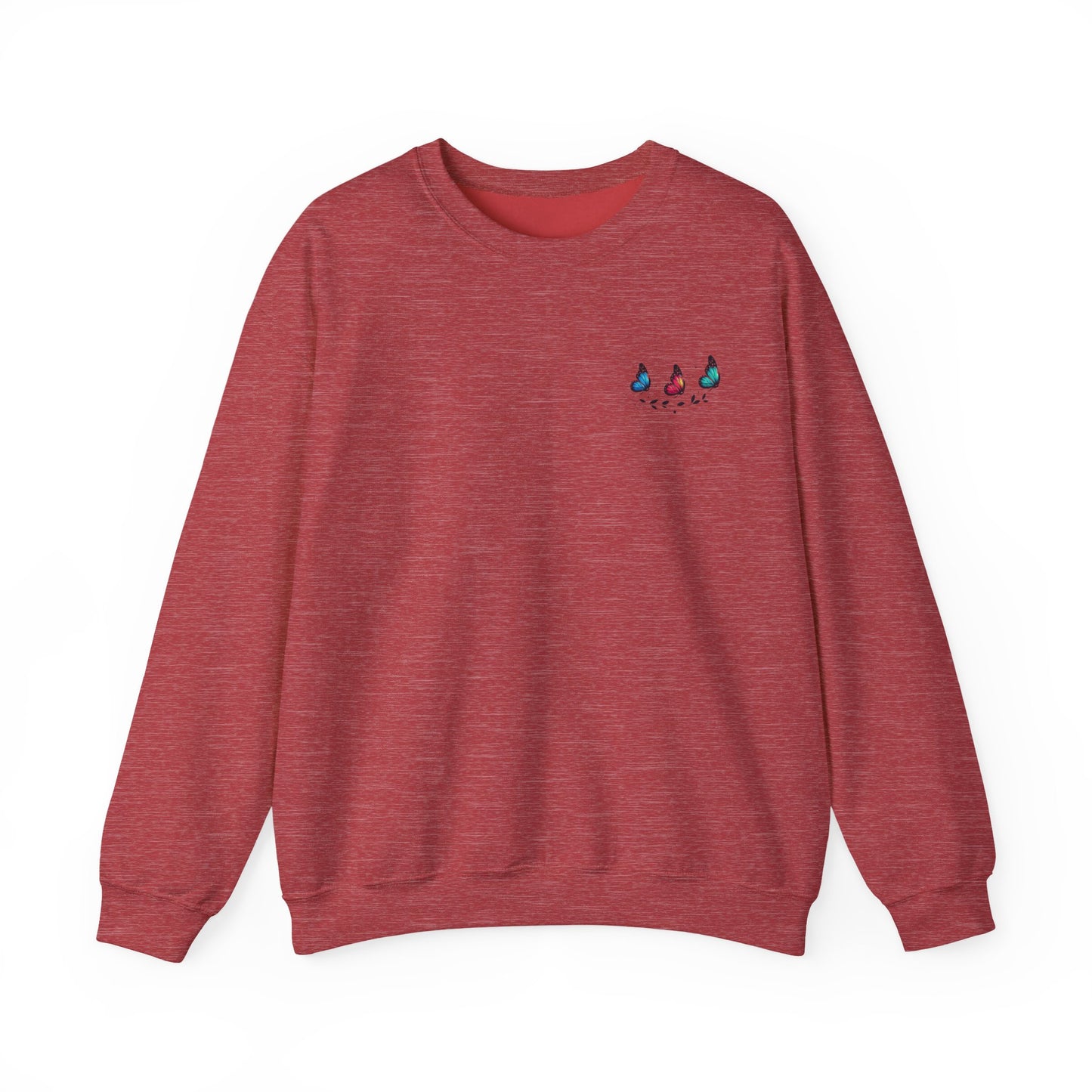 Butterfly Magic Unisex Crewneck Sweatshirt, Cozy Sweater, Gift for Her, Spring Fashion, Casual Outfit