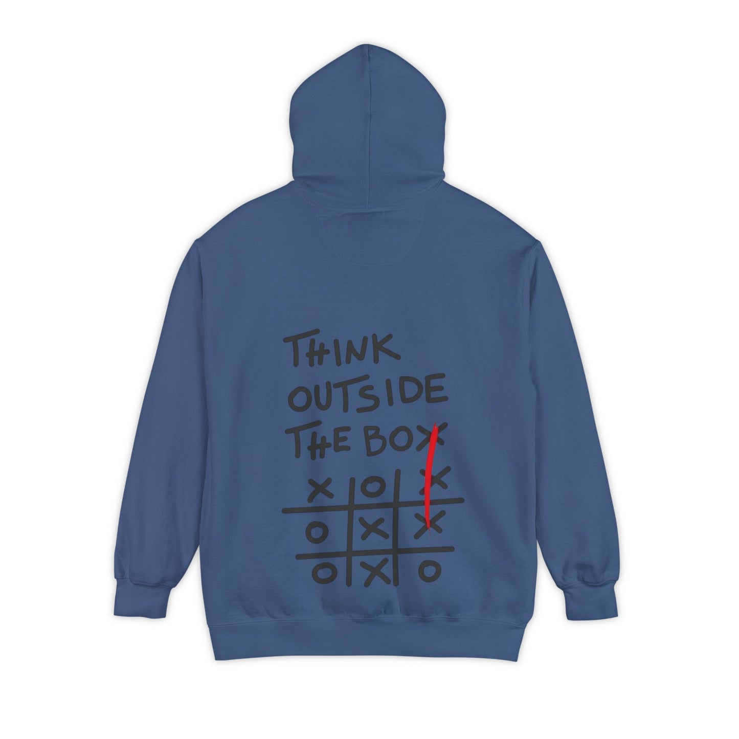 Creative Unisex Garment-Dyed Hoodie, Casual Wear, Unique Gift, Comfortable Sweatshirt, Inspirational Hoodie, Everyday Fashion