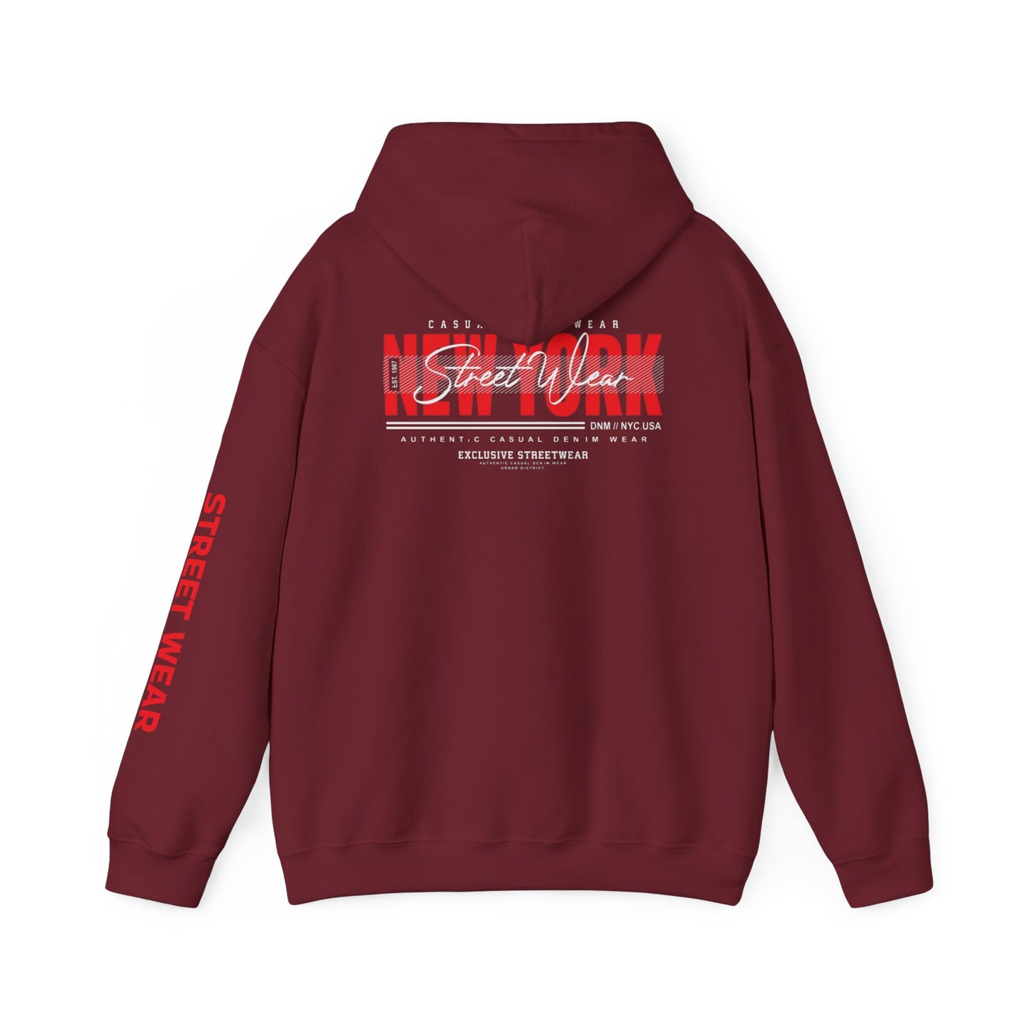 NYC Street Wear Hoodie, Unisex Heavy Blend Sweatshirt, New York Gift, Cozy Street Style, Fashion Statement, Urban Apparel