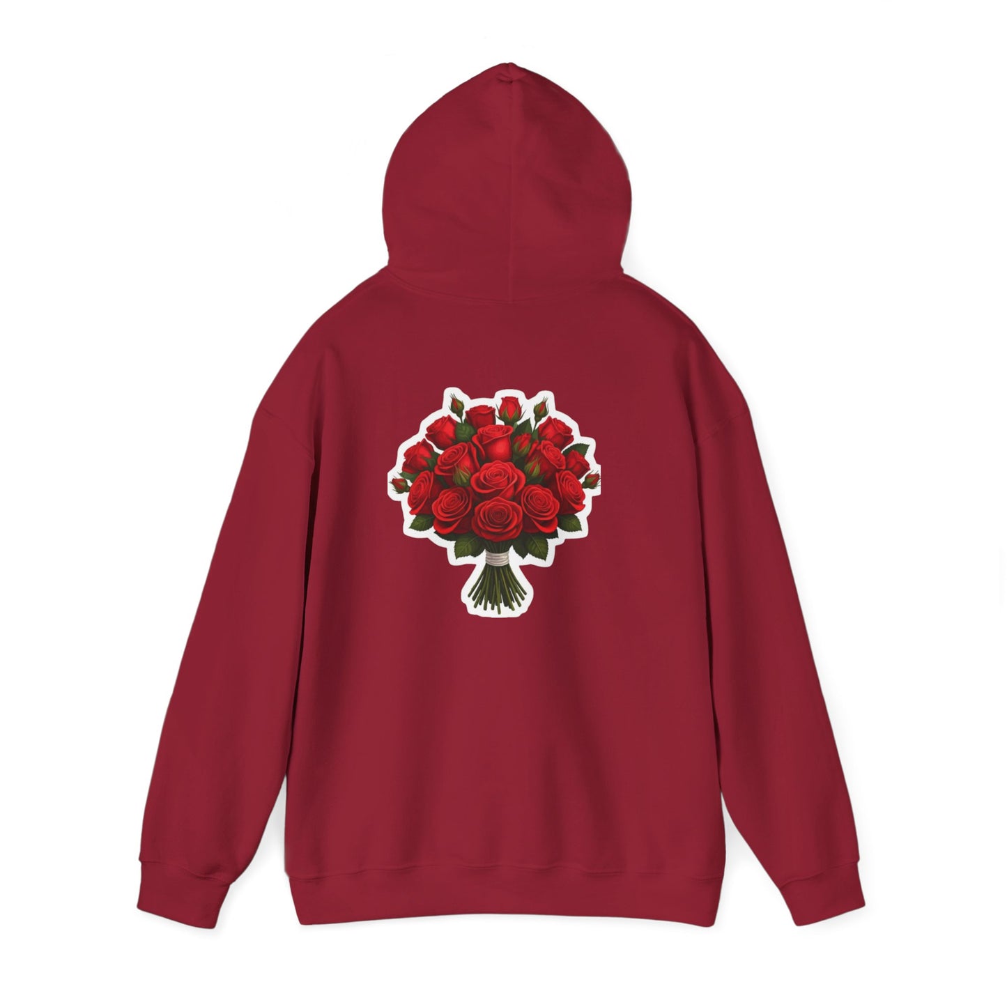 Rose Bouquet Hoodie, Floral Sweatshirt, Unisex Pullover, Gift for Her, Spring Fashion, Valentine’s Day Gift, Cozy Layer