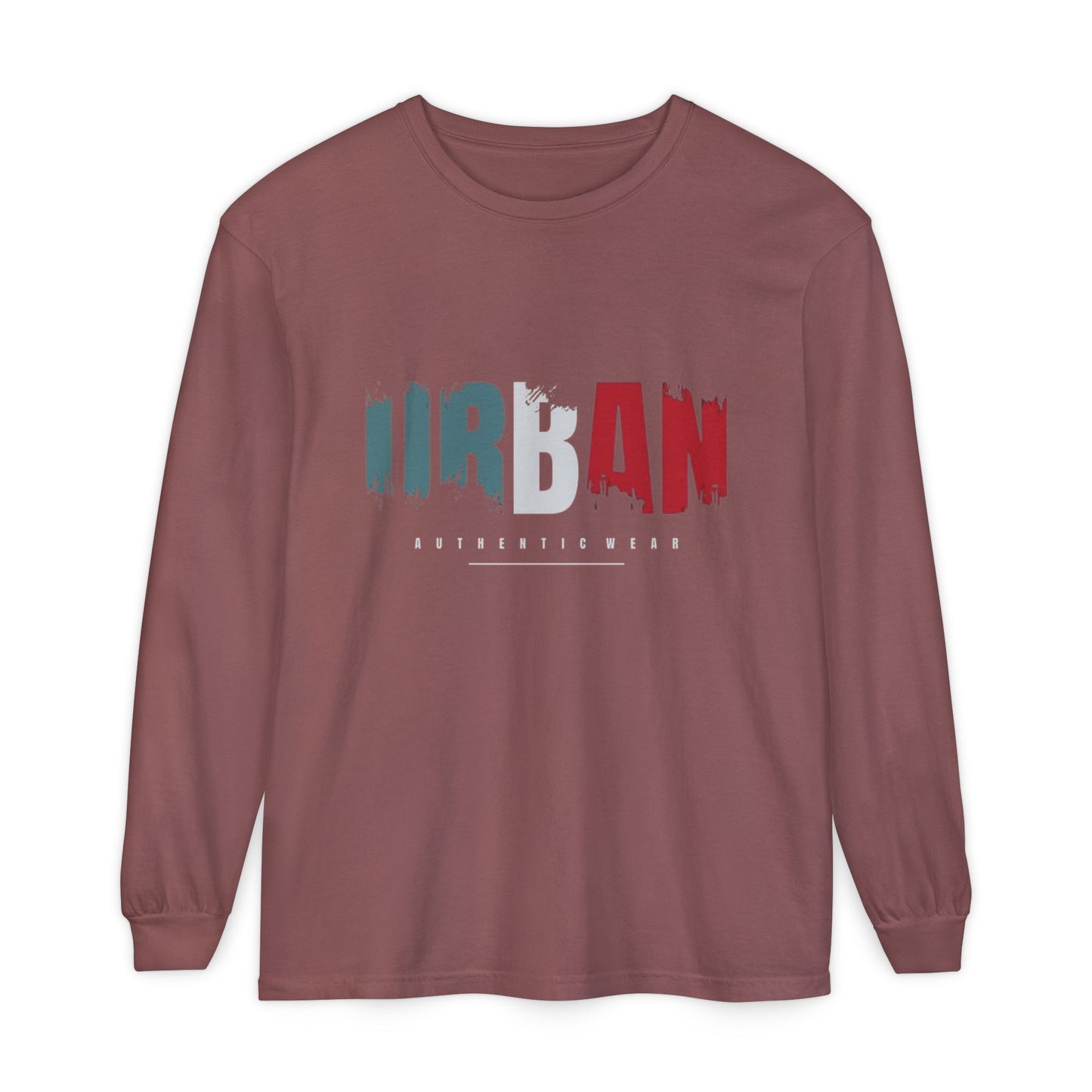 Urban Vibe Long Sleeve Tee, Stylish Apparel, Casual Wear, Street Fashion, Gift for Trendsetters, Unisex Graphic Shirt