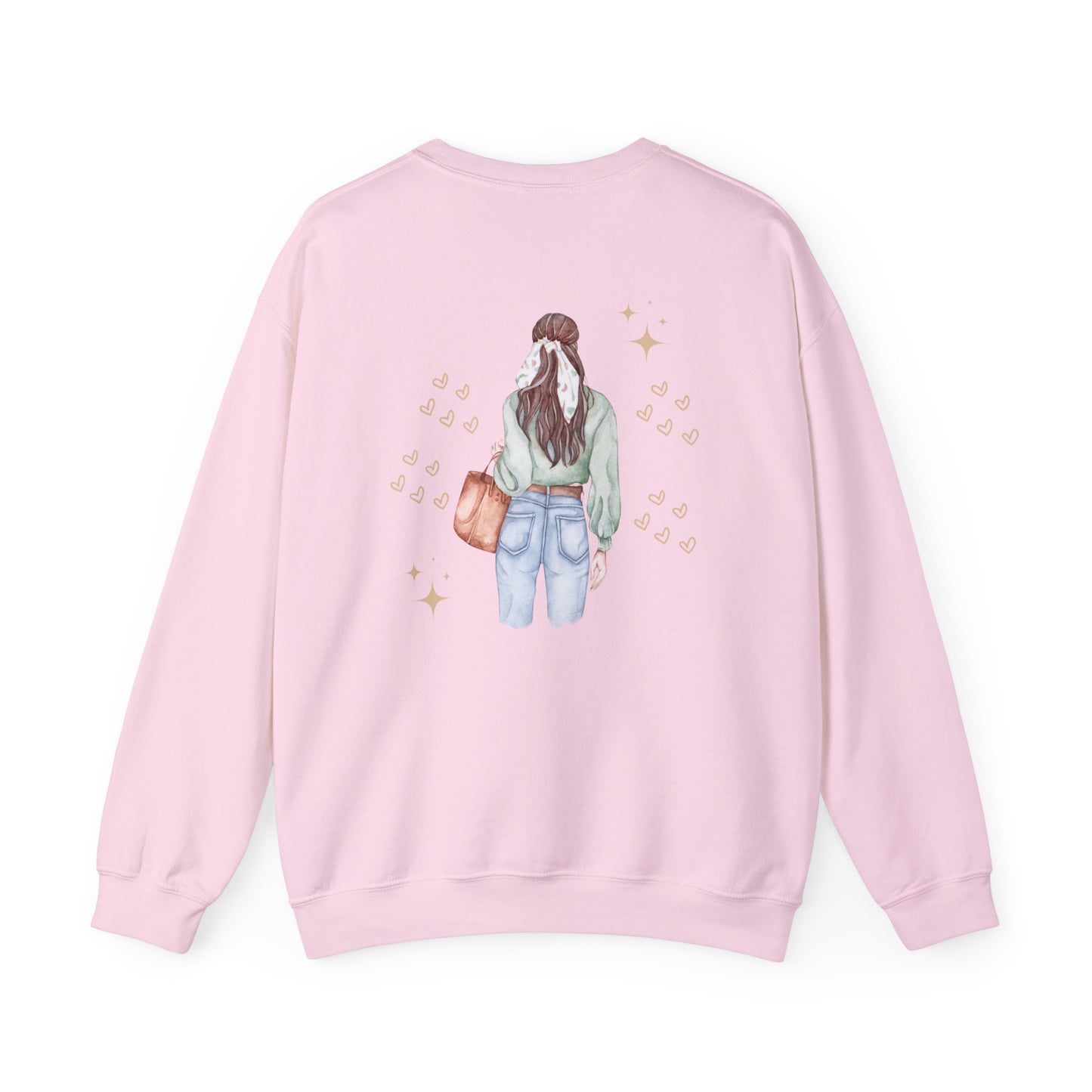 Empowering Girl Power Sweatshirt, Cozy Crewneck, Feminine Style, Gift for Her, Casual Fashion, Everyday Comfort
