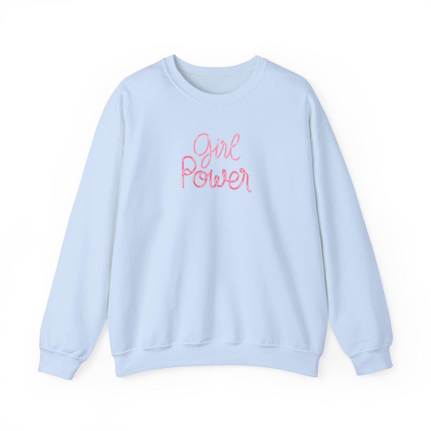Empowering Girl Power Sweatshirt, Cozy Crewneck, Feminine Style, Gift for Her, Casual Fashion, Everyday Comfort