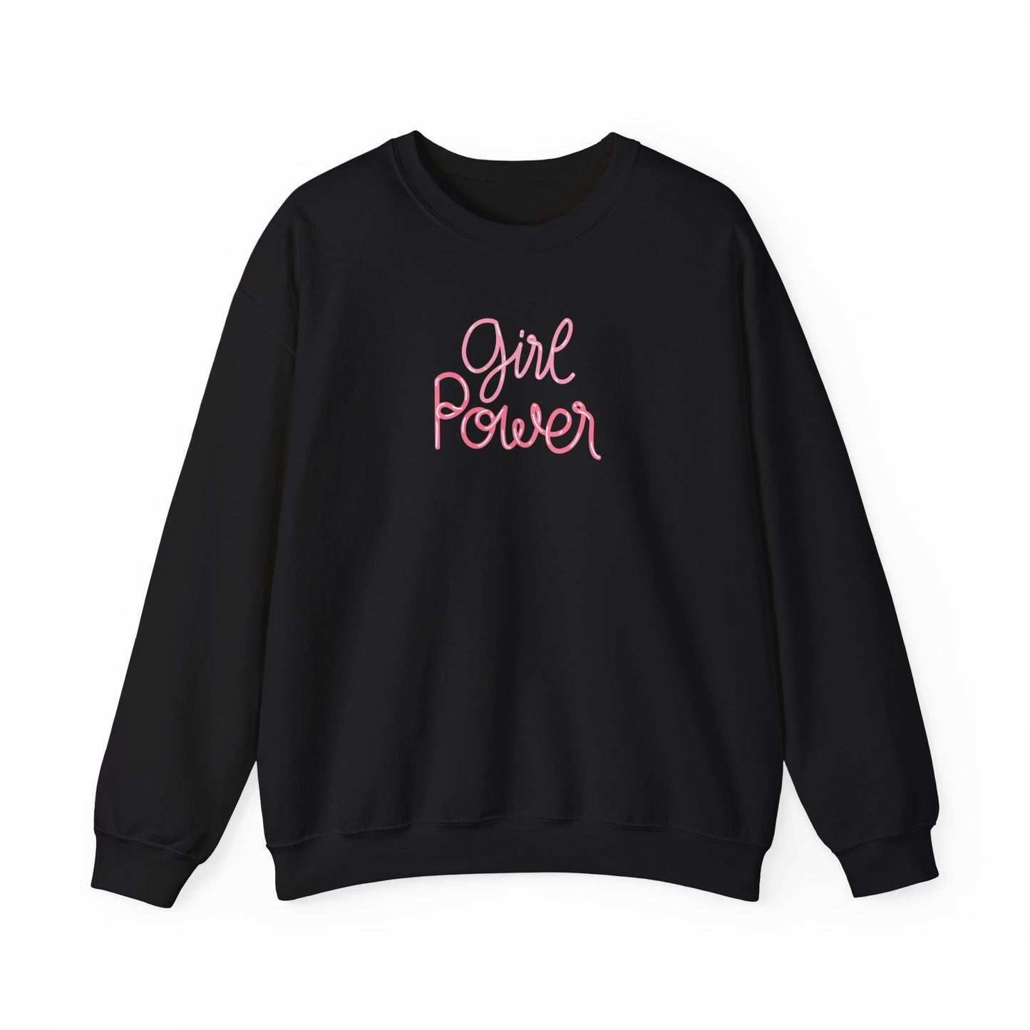 Empowering Girl Power Sweatshirt, Cozy Crewneck, Feminine Style, Gift for Her, Casual Fashion, Everyday Comfort