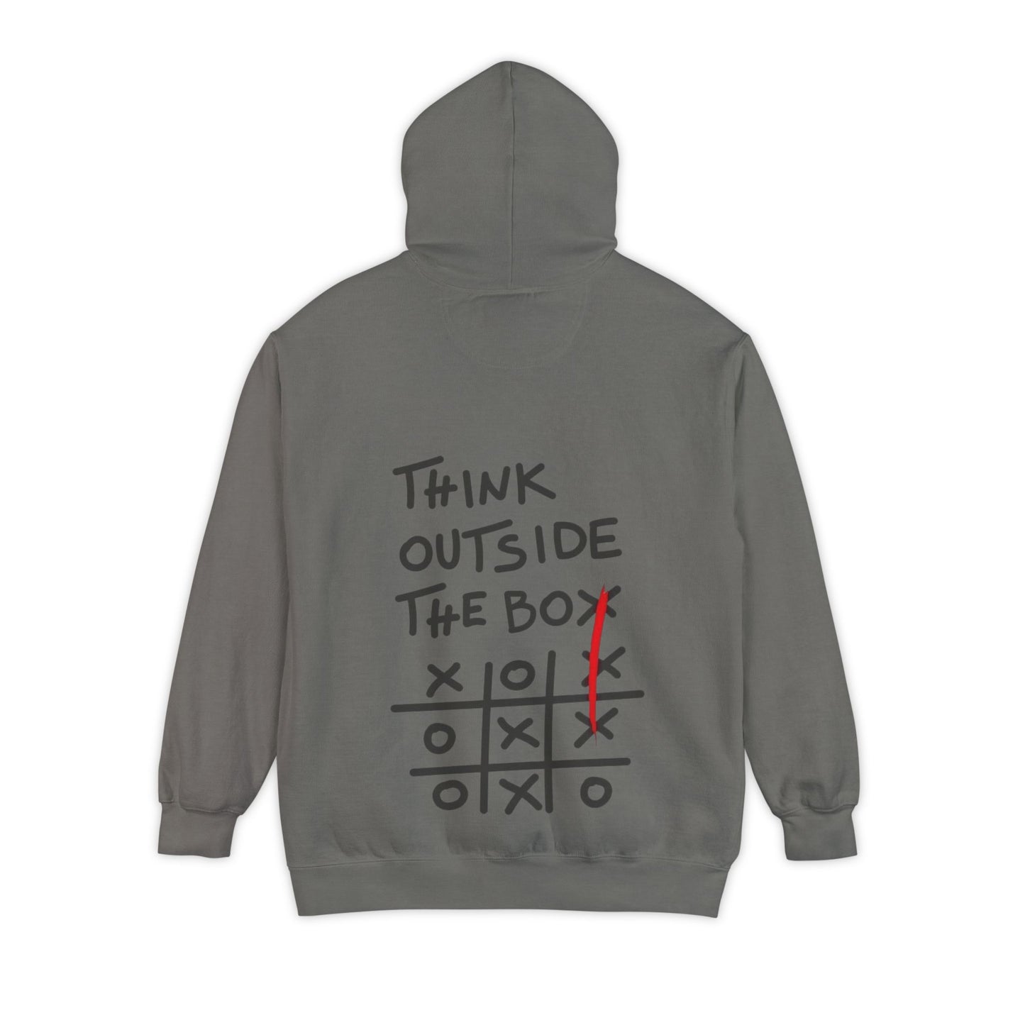 Creative Unisex Garment-Dyed Hoodie, Casual Wear, Unique Gift, Comfortable Sweatshirt, Inspirational Hoodie, Everyday Fashion